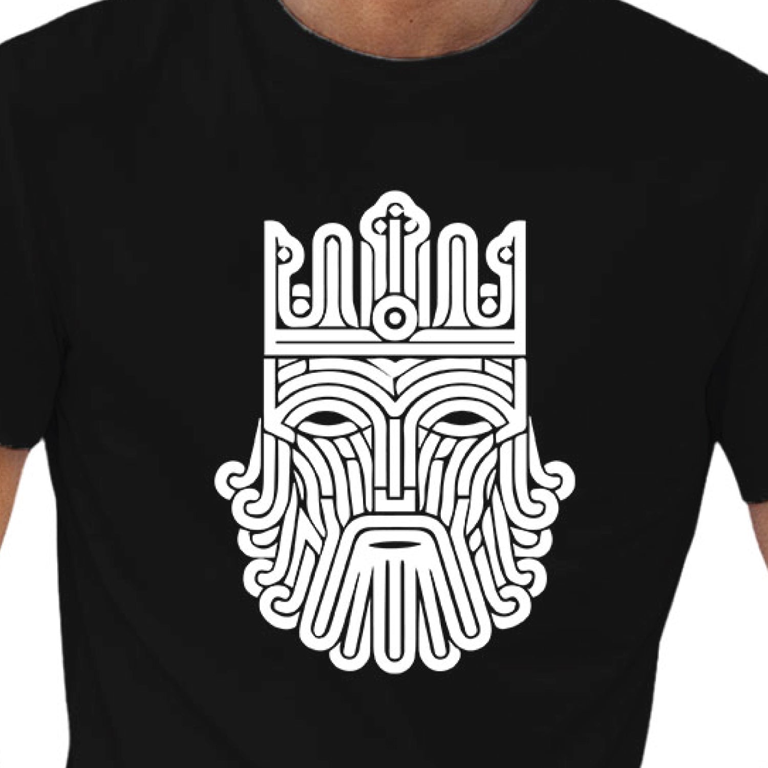 Exposure Beast Mode Greek God Front & Back Graphic Polycotton Unisex T-Shirt Everyday Casual Wear