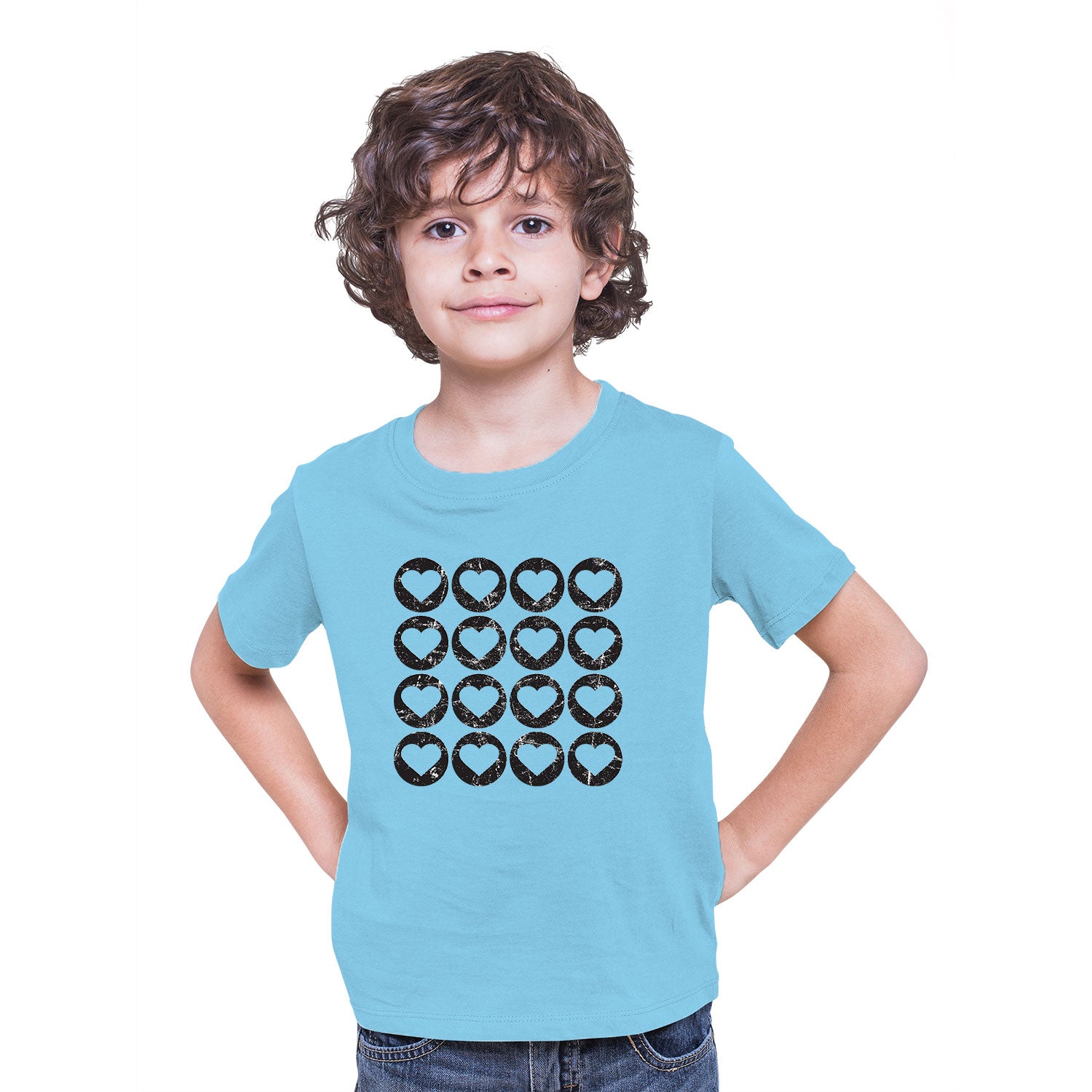 Tantra 16 Hearts Kids Cotton T-Shirt Everyday Casual Wear Original Since 1997 Shipping Globally