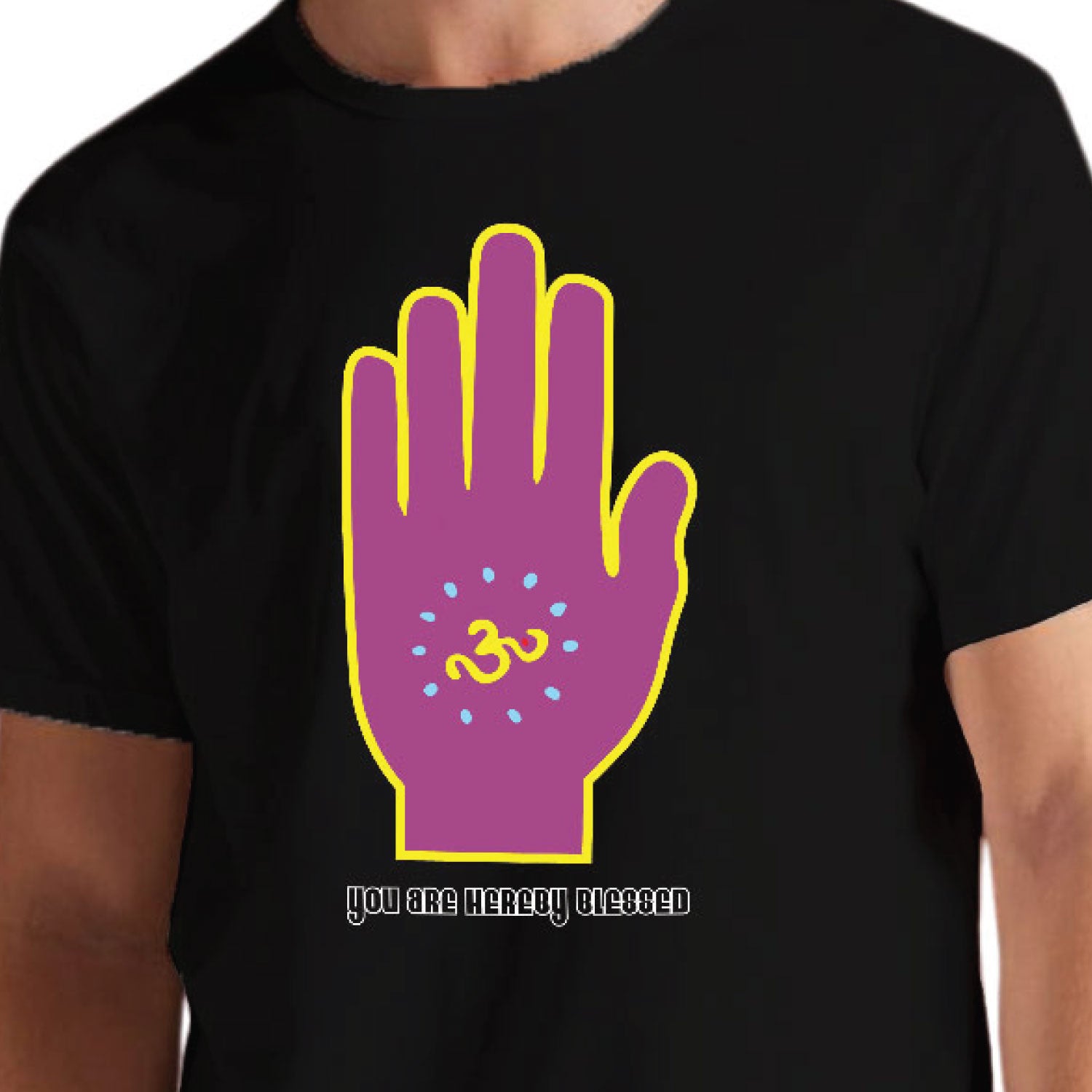 Hereby Blessed Men's Cotton T-Shirt Regular Fit Casual Wear Original Since 1997 Shipping Globally