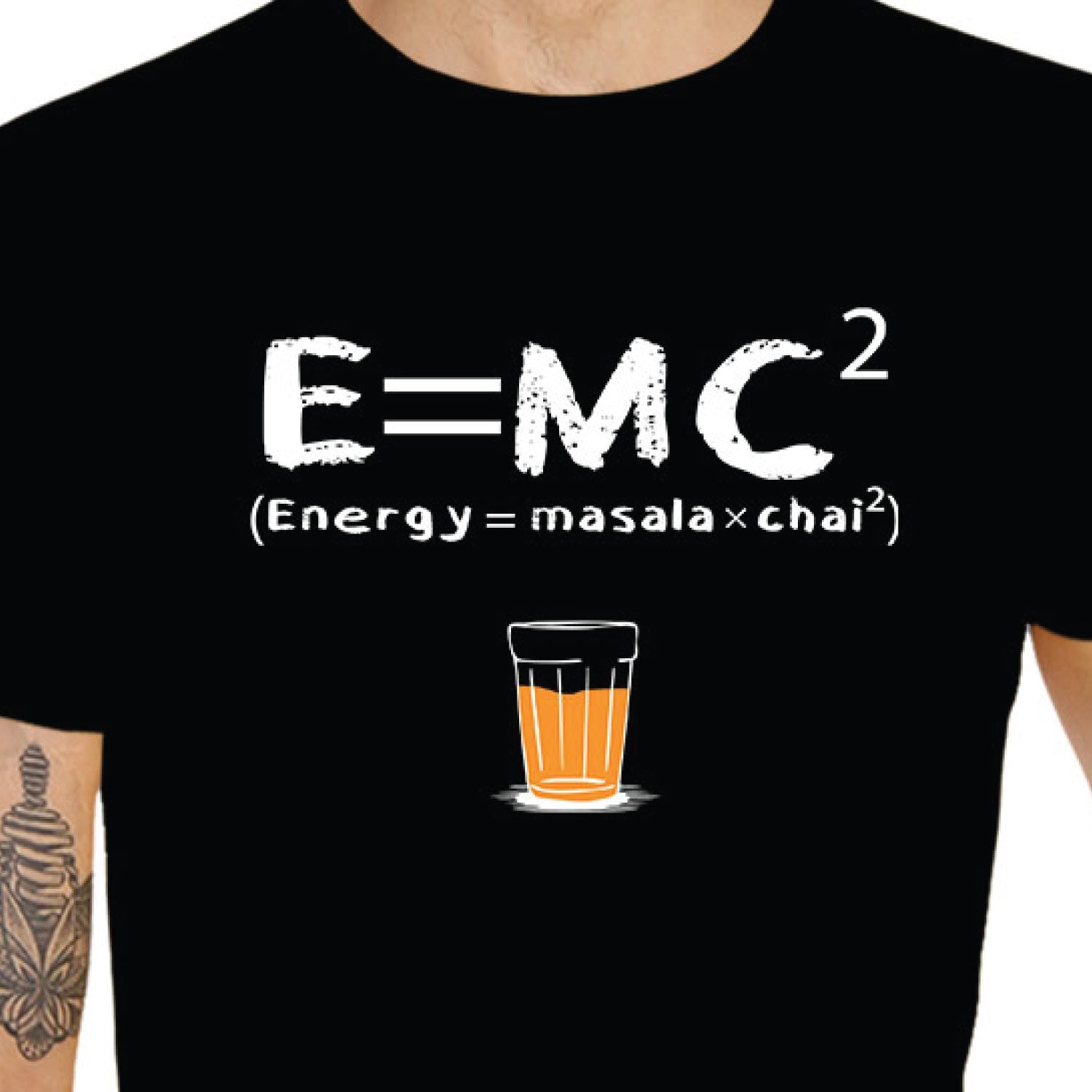 Tantra Masala Chai Cotton Unisex T-Shirt Everyday Casual Wear Original Since 1997 Shipping Globally