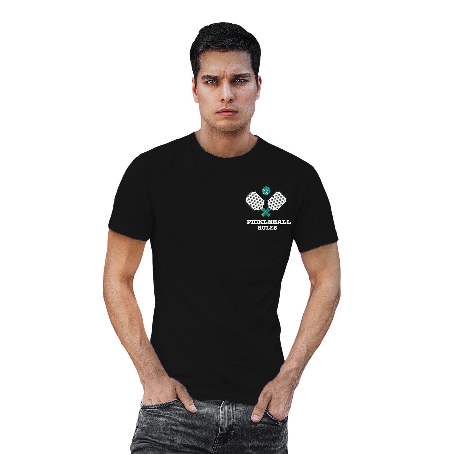 Tantra Pickleball Subtle Graphic Print Cotton Unisex T-shirt Original Since 1997 Shipping Globally