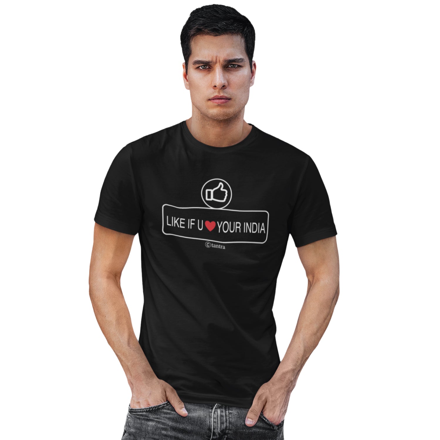 Tantra Like India Men's Cotton T-Shirt Everyday Casual Wear Original Since 1997