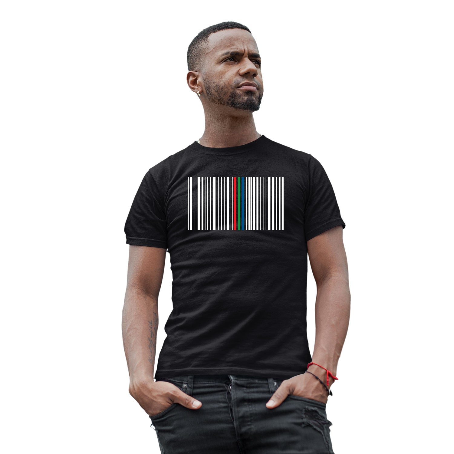 RGB Barcode Tantra Original Since 1997 – Unisex Cotton Tee Everyday Wear – Shipping Globally!