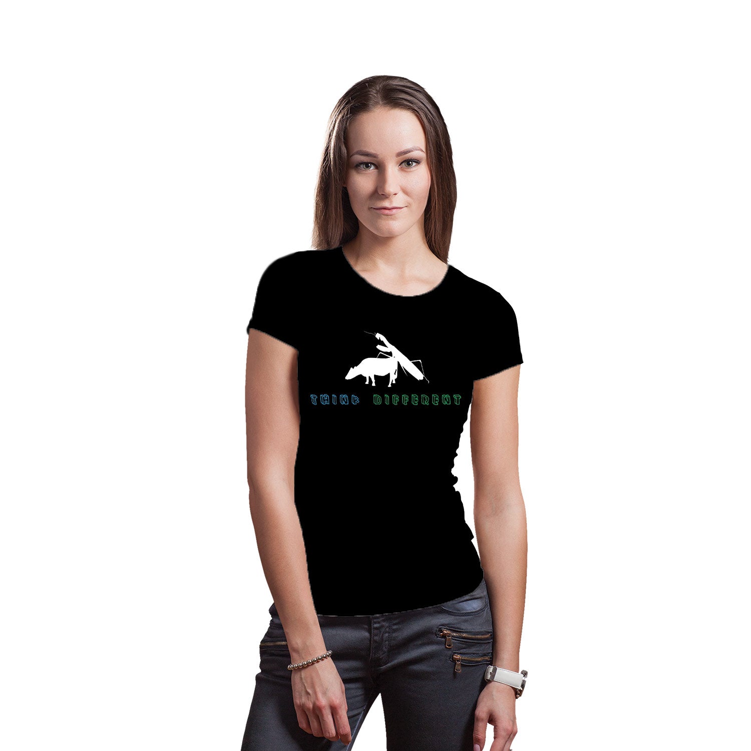 Tantra Think Different Women’s Cotton T-Shirt Everyday Casual Wear Original Since 1997 Shipping Globally