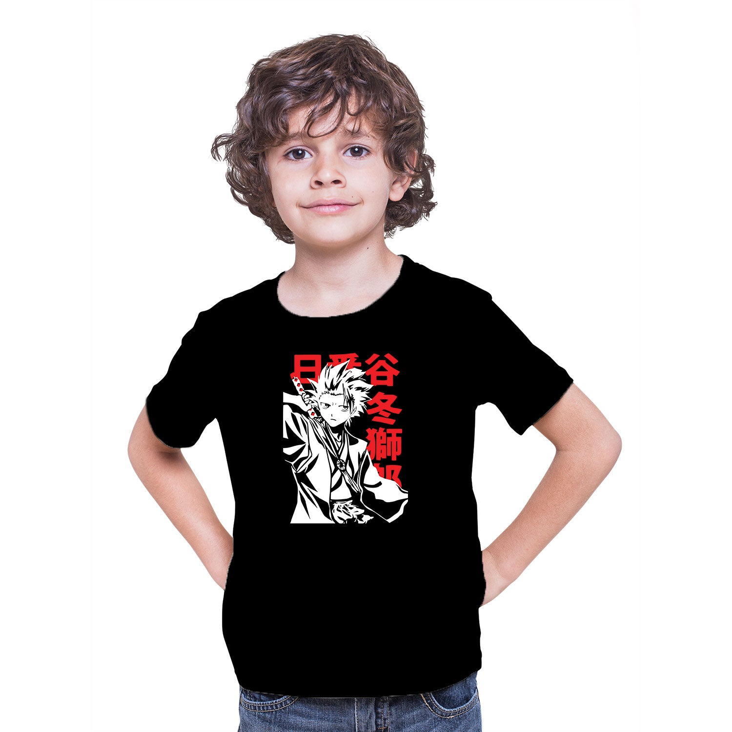 Demon Slayer Inspired Cotton Kids T-Shirt Anime Warrior Graphic Casual Wear Original Since 1997
