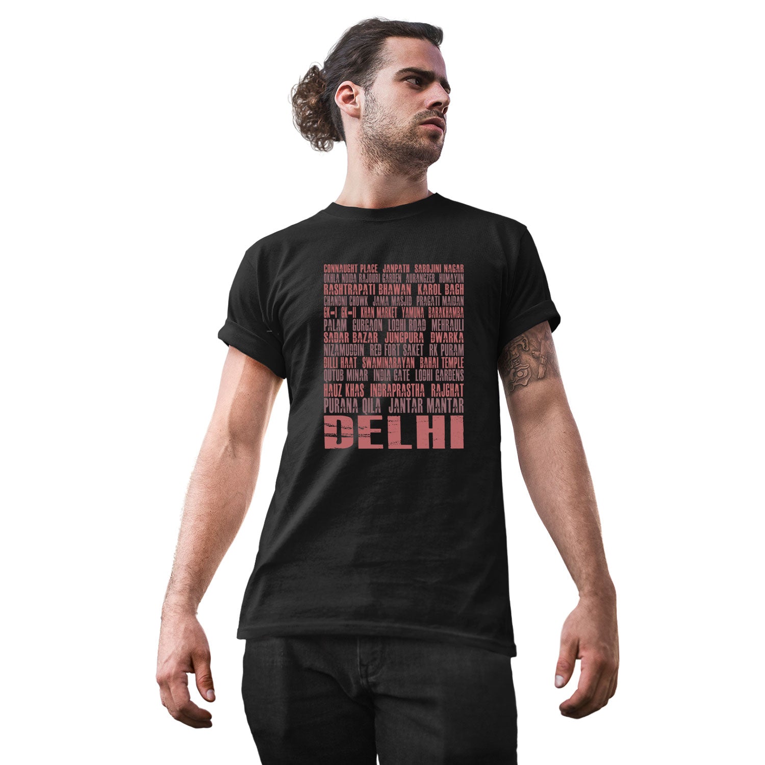 Tantra Delhi Typo Graphic Cotton Unisex T Shirt Everyday Casual Wear Original Since 1997