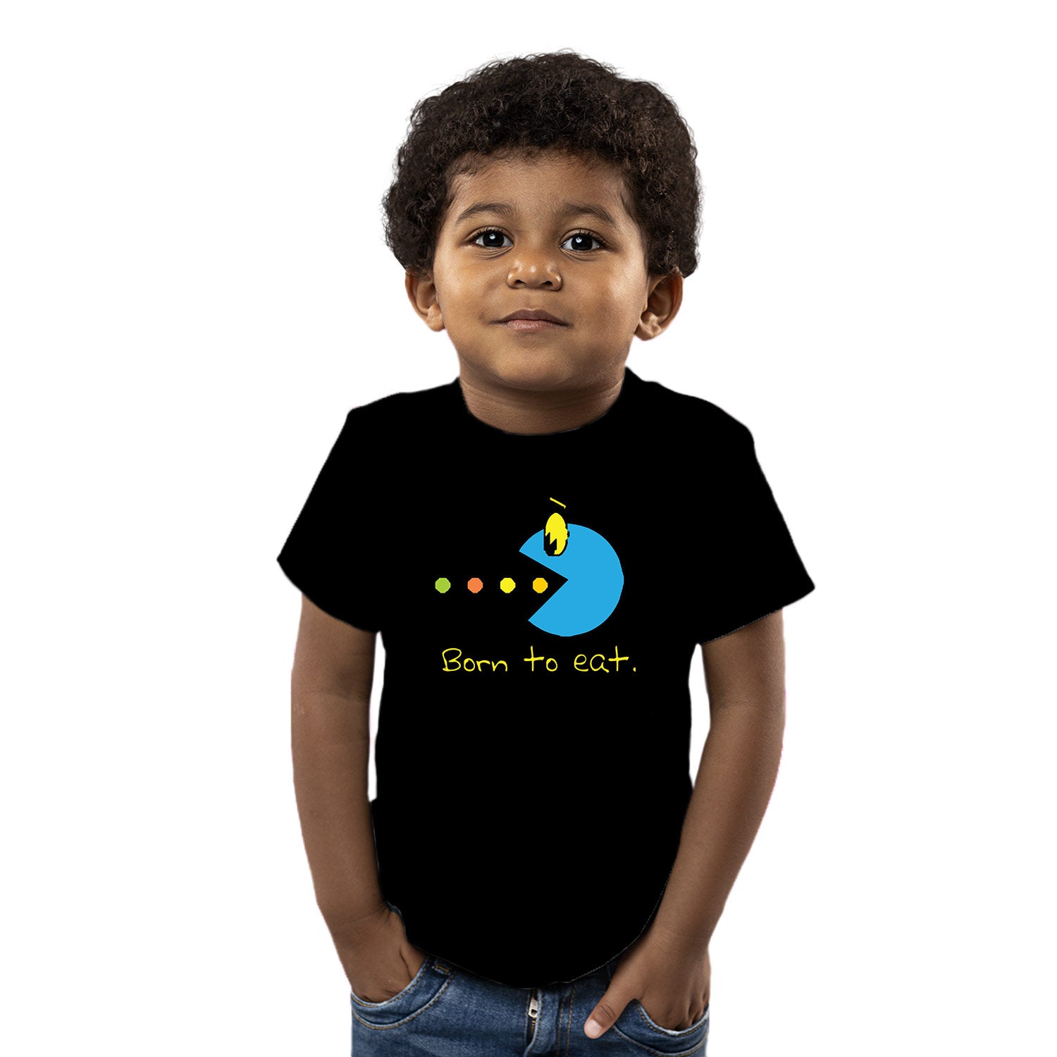 Born To Eat Kids Tee – Tantra Original Since 1997 – Cotton Tee Everyday Wear – Shipping Globally!