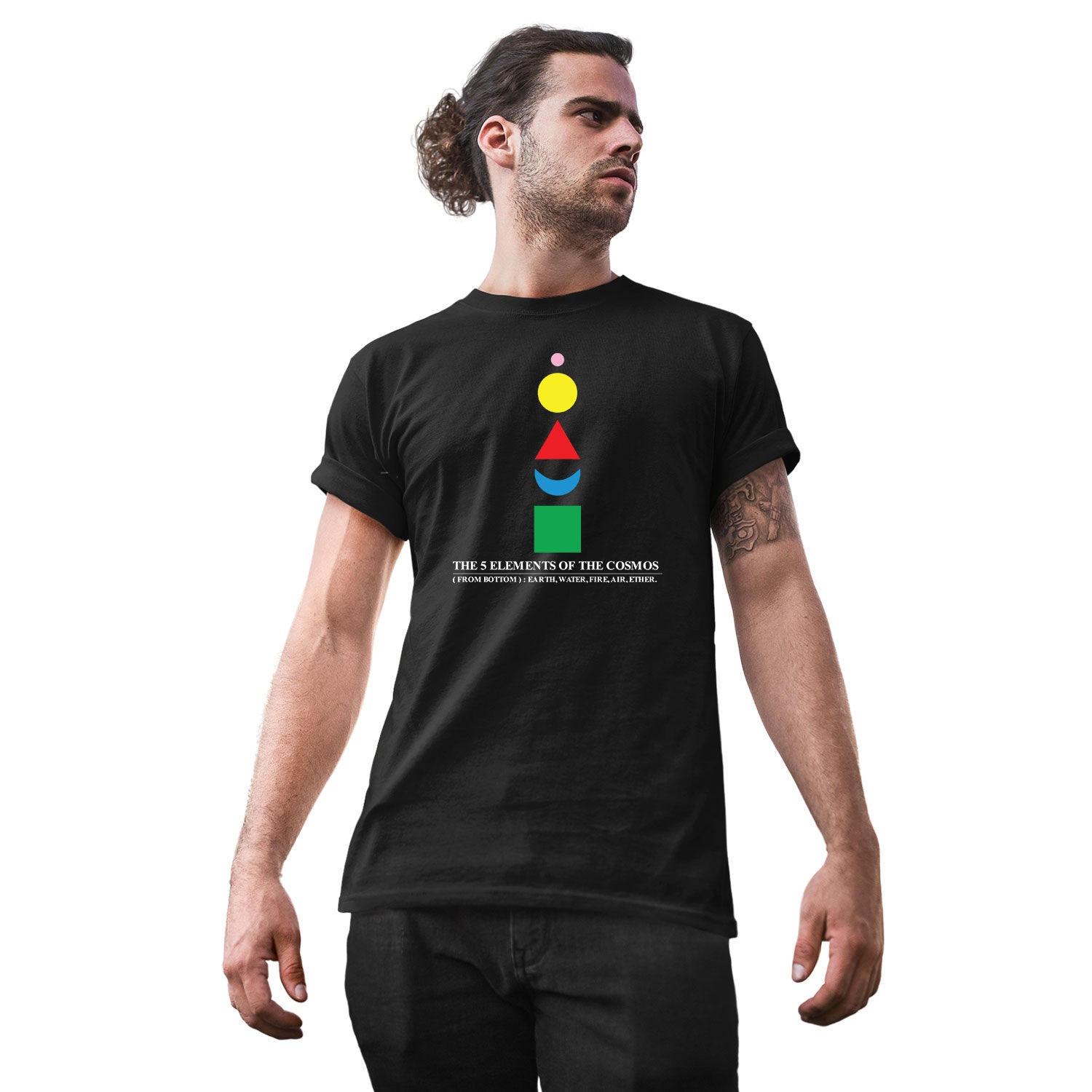 5 Elements of Cosmos – Tantra Original Since 1997 – Unisex Cotton Tee Everyday Wear – Shipping Globally!
