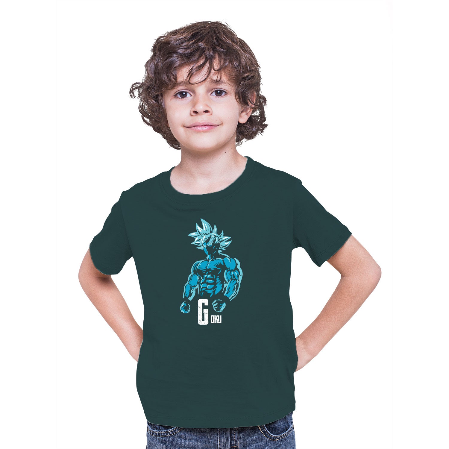 Goku Kids Cotton T-Shirt Anime Inspired Graphic Round Neck Casual Wear Original Since 1997