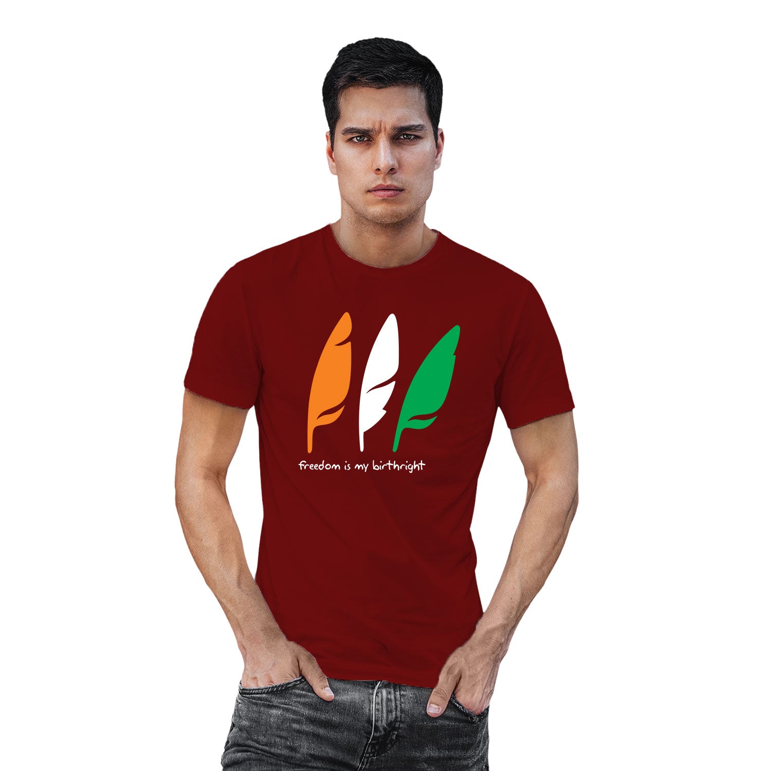Feathers Freedom Cotton Unisex T-Shirt Everyday Casual Wear Original Since 1997 Shipping Globally