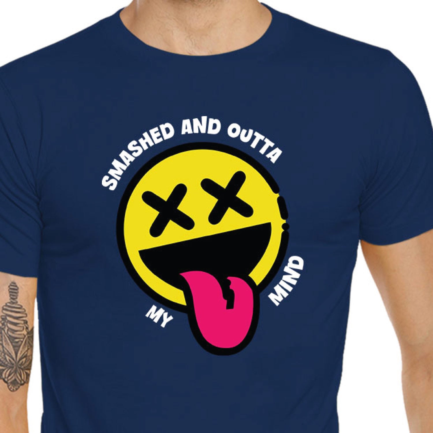 Tantra Smashed Graphic Print 100% Cotton Unisex T-Shirt Everyday Casual Wear Original Since 1997 Shipping Globally