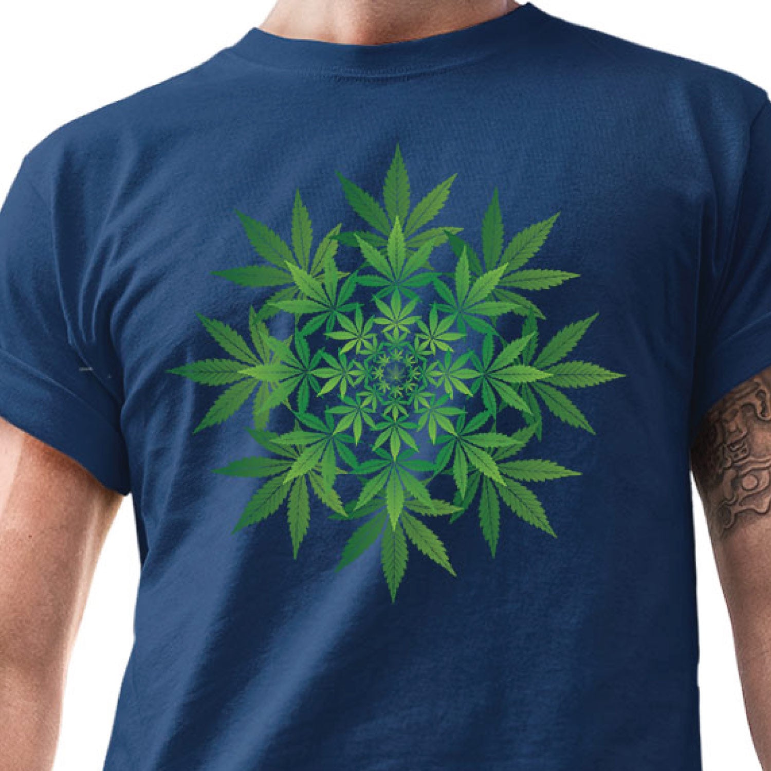 Tantra Mandala Herbs Cotton Unisex T-Shirt Everyday Casual Wear Original Since 1997 Shipping Globally