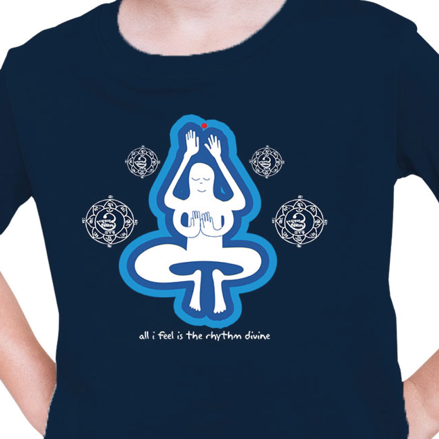Tantra Rhythm Divine Kids Cotton T-Shirt Everyday Casual Wear Original Since 1997 Shipping Globally