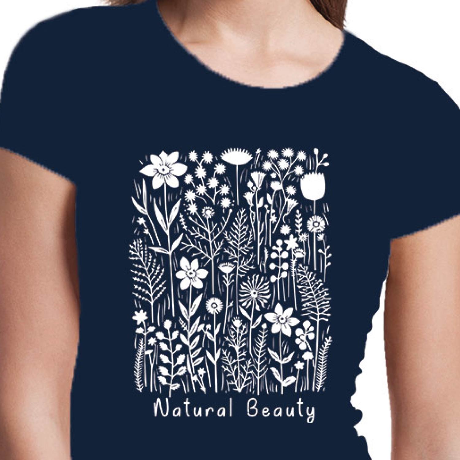Tantra Natural Beauty Women's Graphic Print Cotton T-shirt Original Since 1997 Shipping Globally