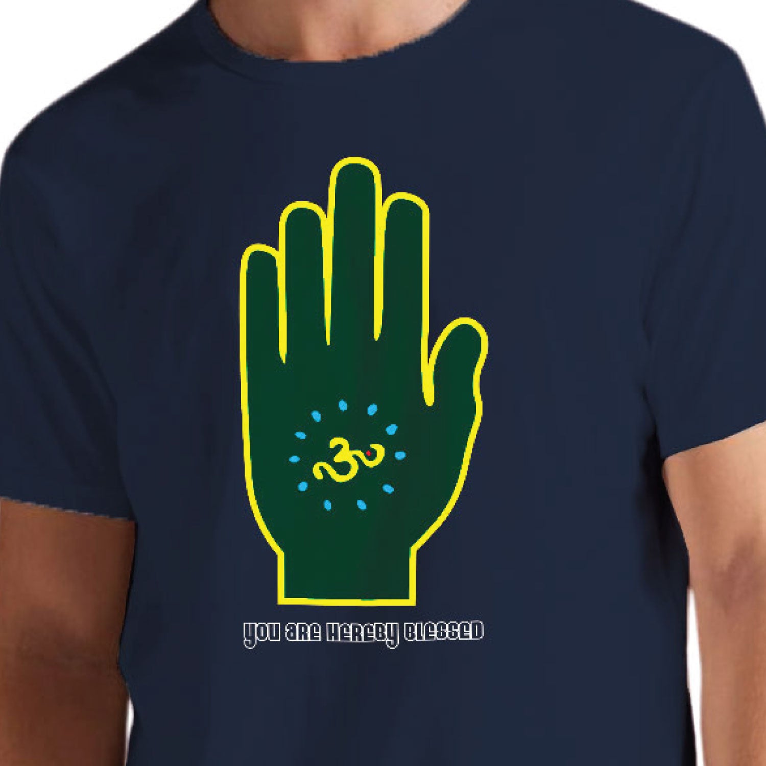 Hereby Blessed Men's Cotton T-Shirt Regular Fit Casual Wear Original Since 1997 Shipping Globally