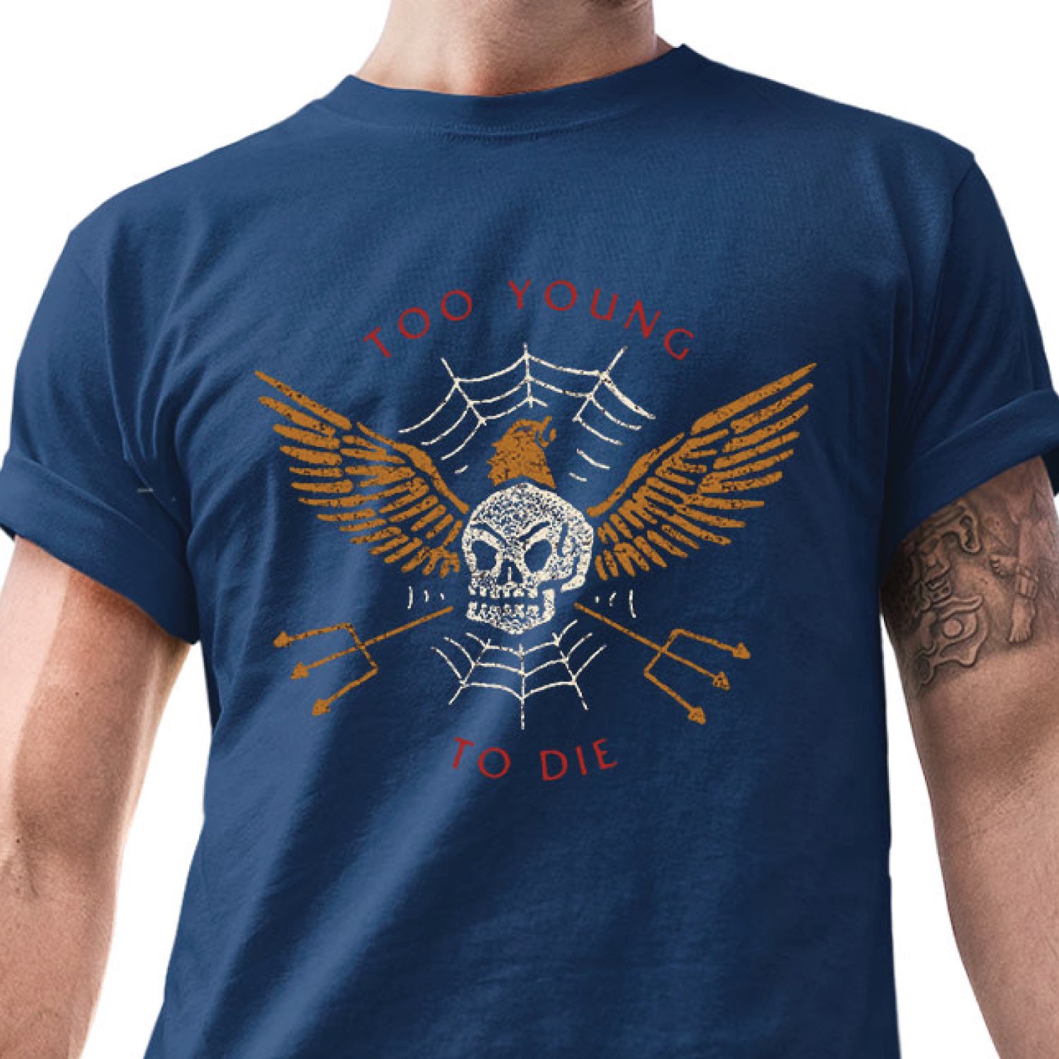Eagle Skull – Tantra Original Since 1997 – Unisex Cotton Tee Everyday Wear – Shipping Globally!