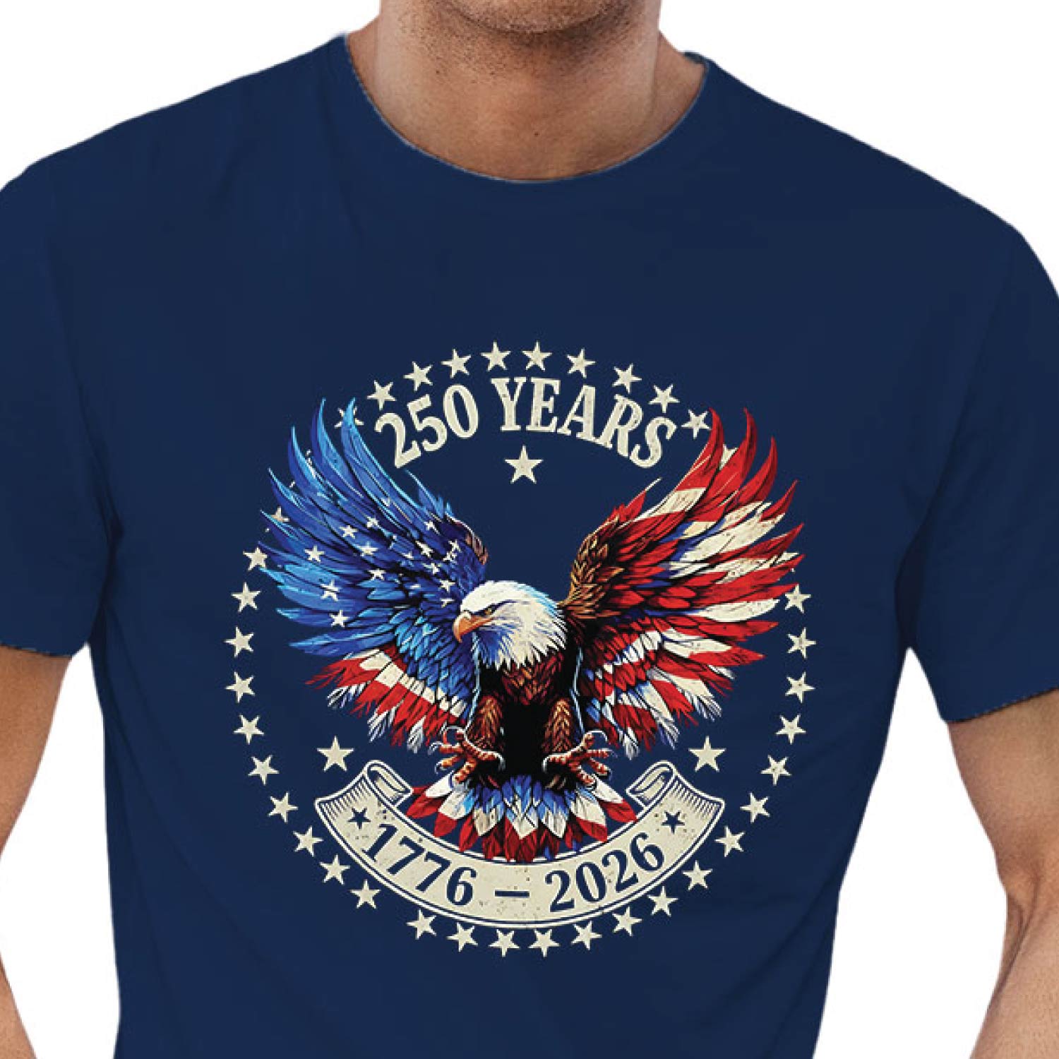 Tantra 250 Years Strong 1776-2026 Cotton Unisex T-Shirt Black Round Neck Everyday Casual Wear Original Since 1997 Shipping Globally