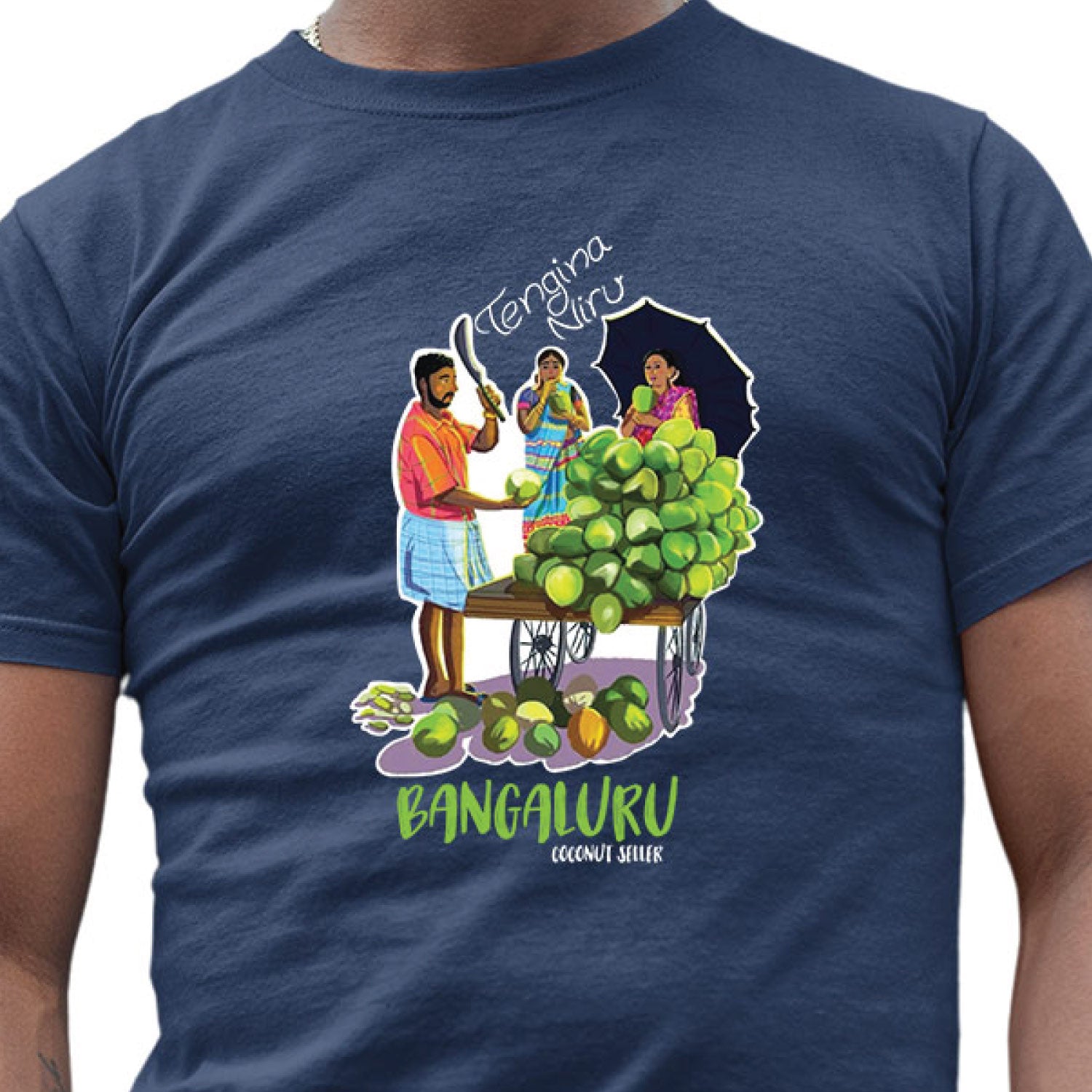 Tantra Coconut Seller Bangaluru Graphic Cotton Unisex T-Shirt Everyday Casual Wear Original Since 1997