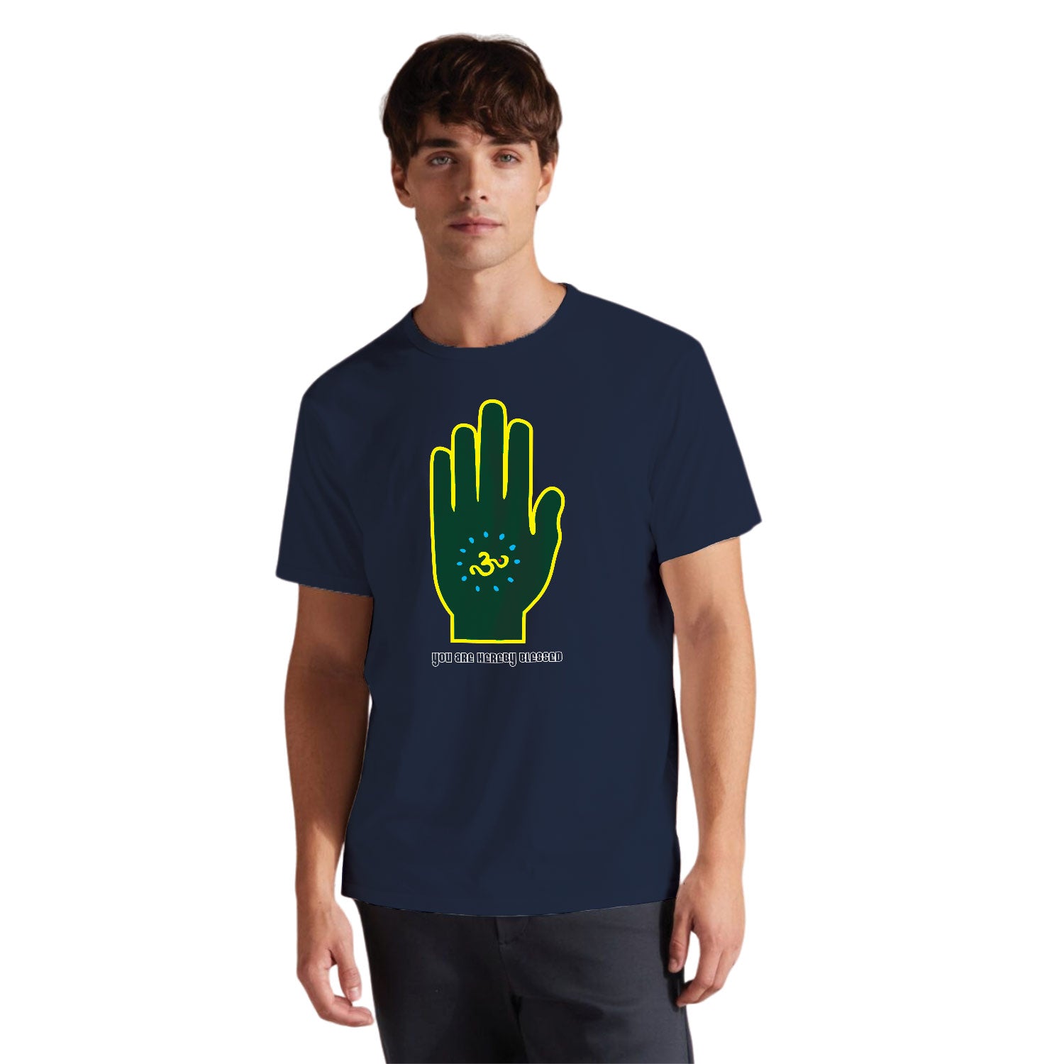 Hereby Blessed Men's Cotton T-Shirt Regular Fit Casual Wear Original Since 1997 Shipping Globally