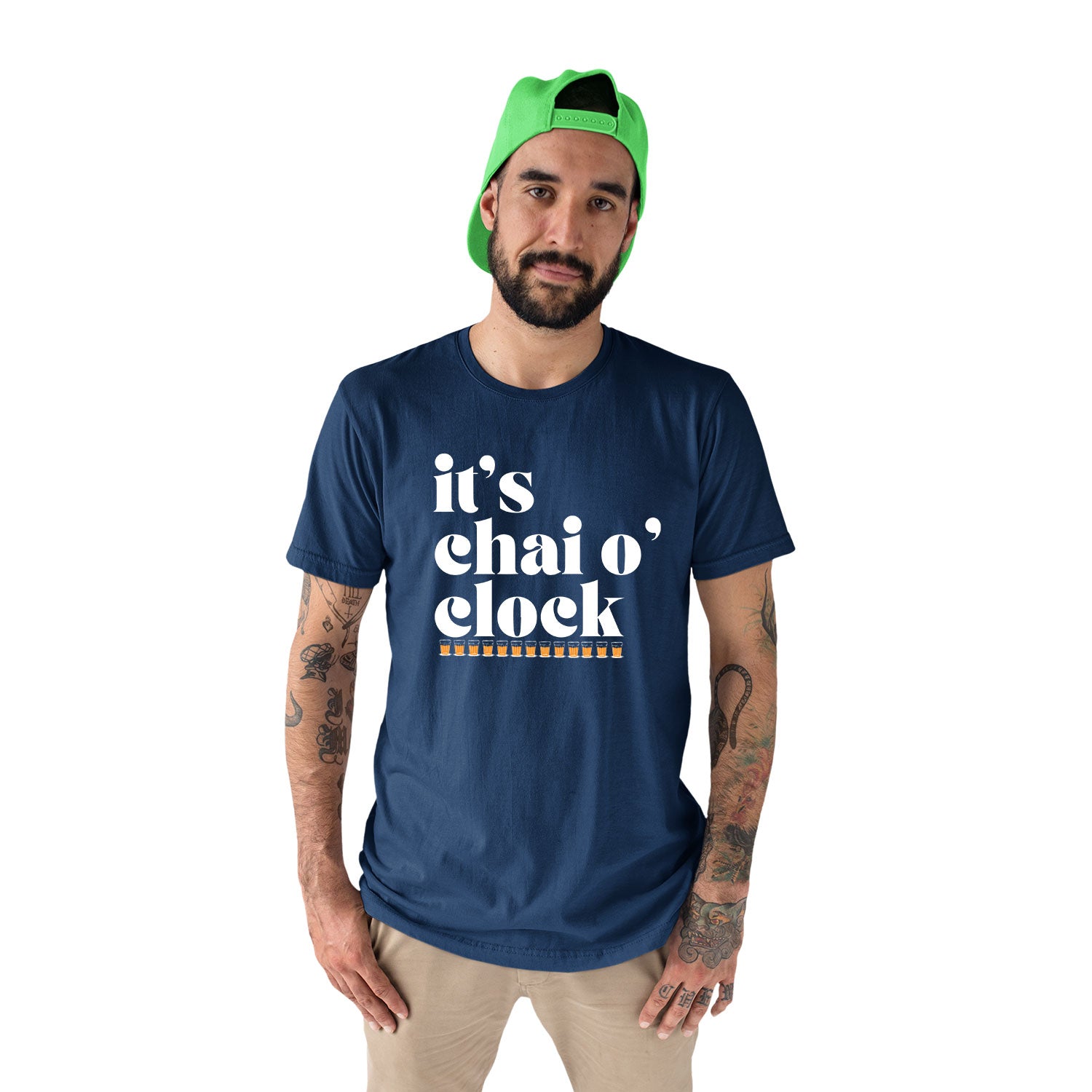 Tantra Chai’OClock Cotton Unisex T-Shirt Everyday Casual Wear Original Since 1997 Shipping Globally