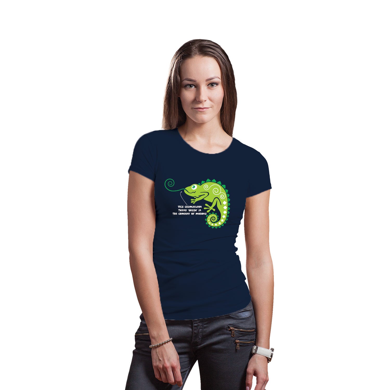 Tantra Lizard Moron Women’s Cotton T-Shirt Everyday Casual Wear Original Since 1997 Shipping Globally