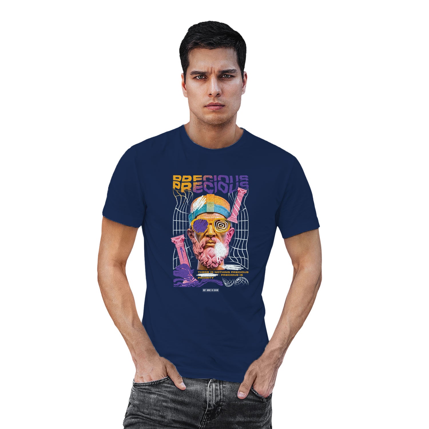 Ponks U.K. Precious Roronoa Front & Back Graphic Polycotton Unisex T-Shirt Everyday Casual Wear