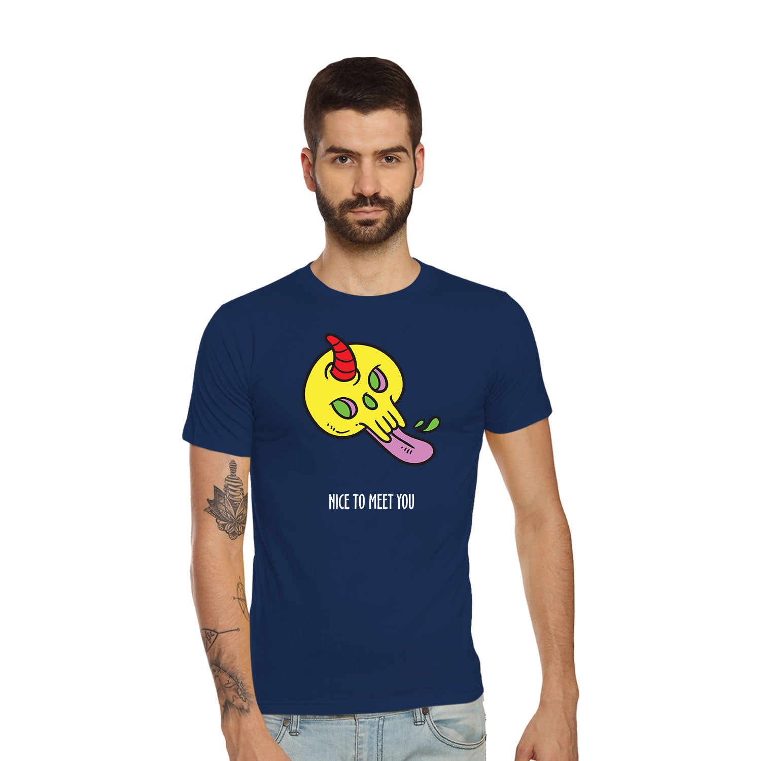 Nice to Meet You Tantra Original Since 1997 – Unisex Cotton Tee Casual Wear – Shipping Globally!