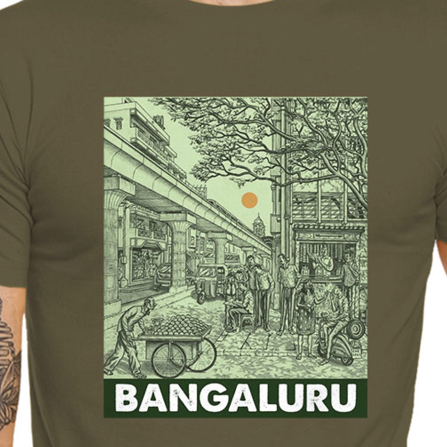 Tantra Bengaluru City Graphic Cotton Unisex T Shirt Everyday Casual Wear Original Since 1997