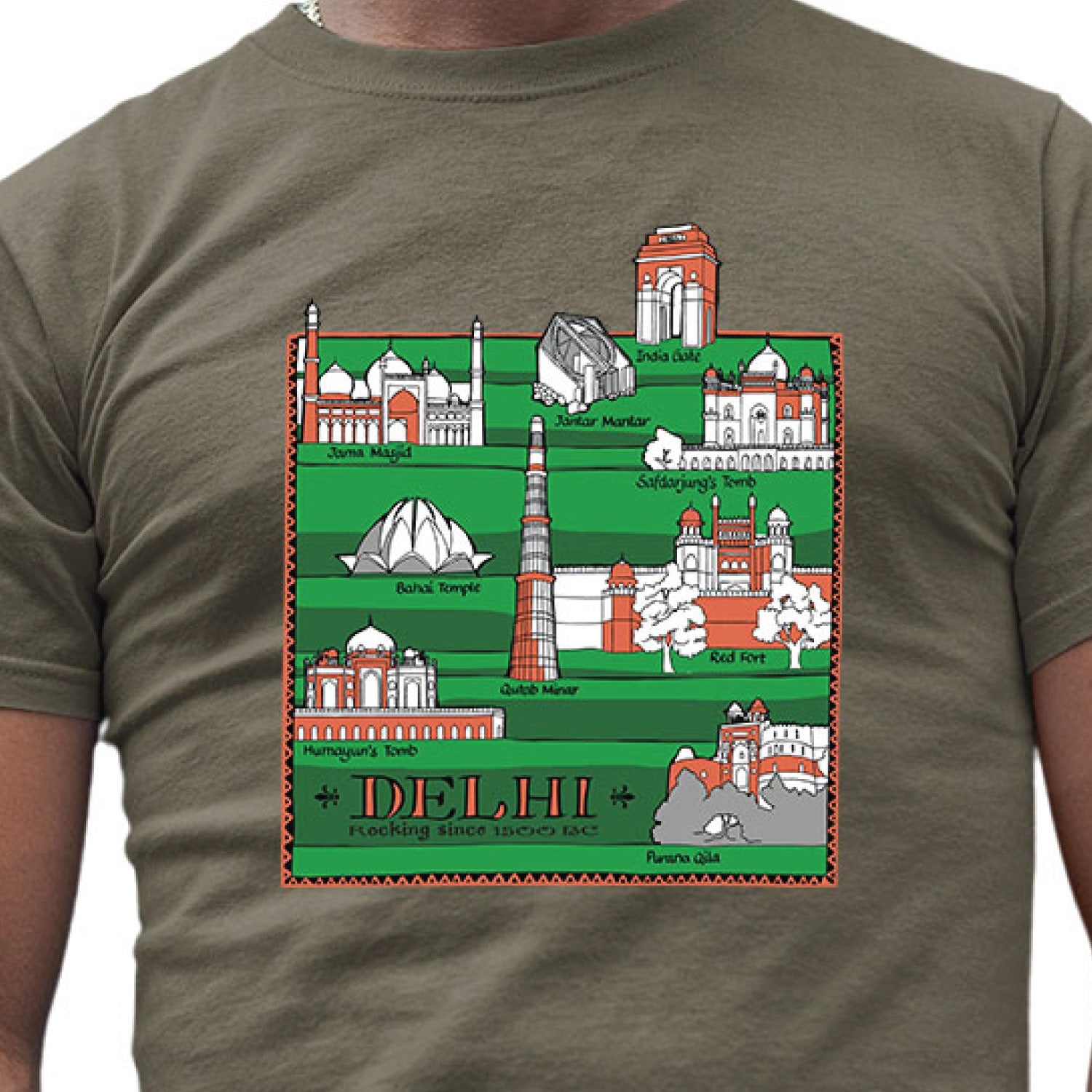 Tantra Delhi Rocking Graphic Cotton Unisex T Shirt Everyday Casual Wear Original Since 1997