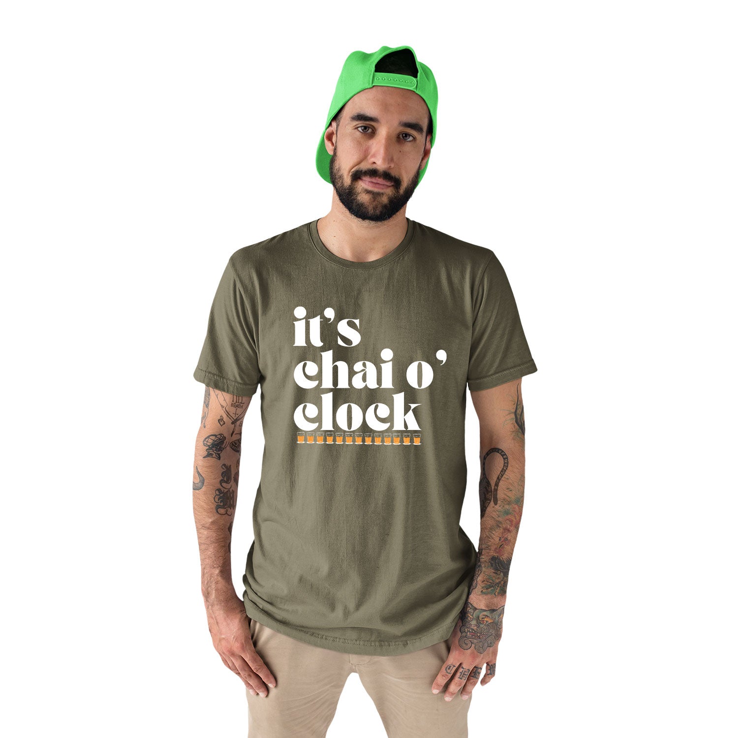 Tantra Chai’OClock Cotton Unisex T-Shirt Everyday Casual Wear Original Since 1997 Shipping Globally