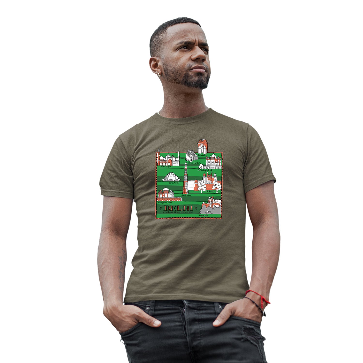 Tantra Delhi Rocking Graphic Cotton Unisex T Shirt Everyday Casual Wear Original Since 1997