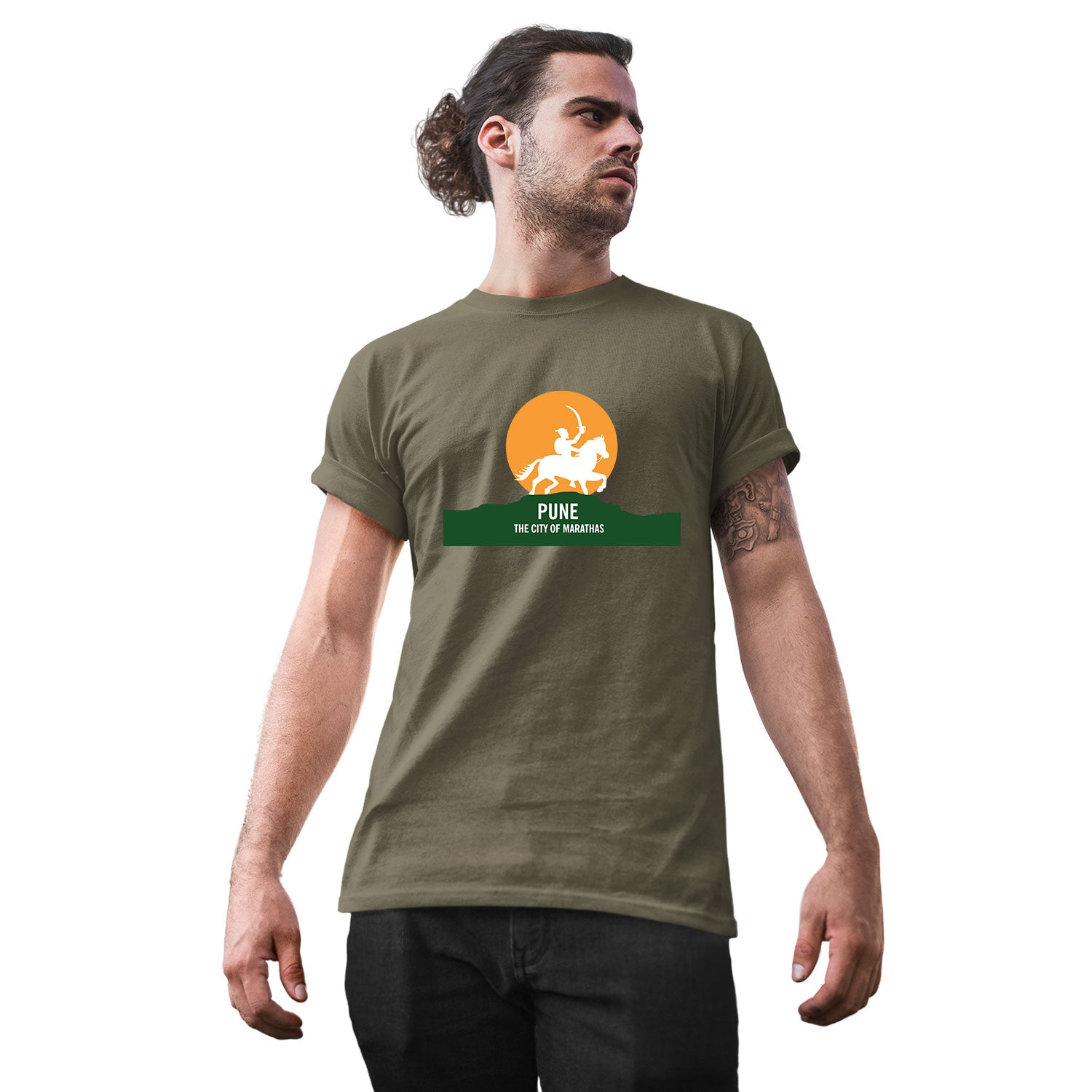 Tantra City of Marathas Pune Graphic Cotton Unisex T Shirt Everyday Casual Wear Original Since 1997