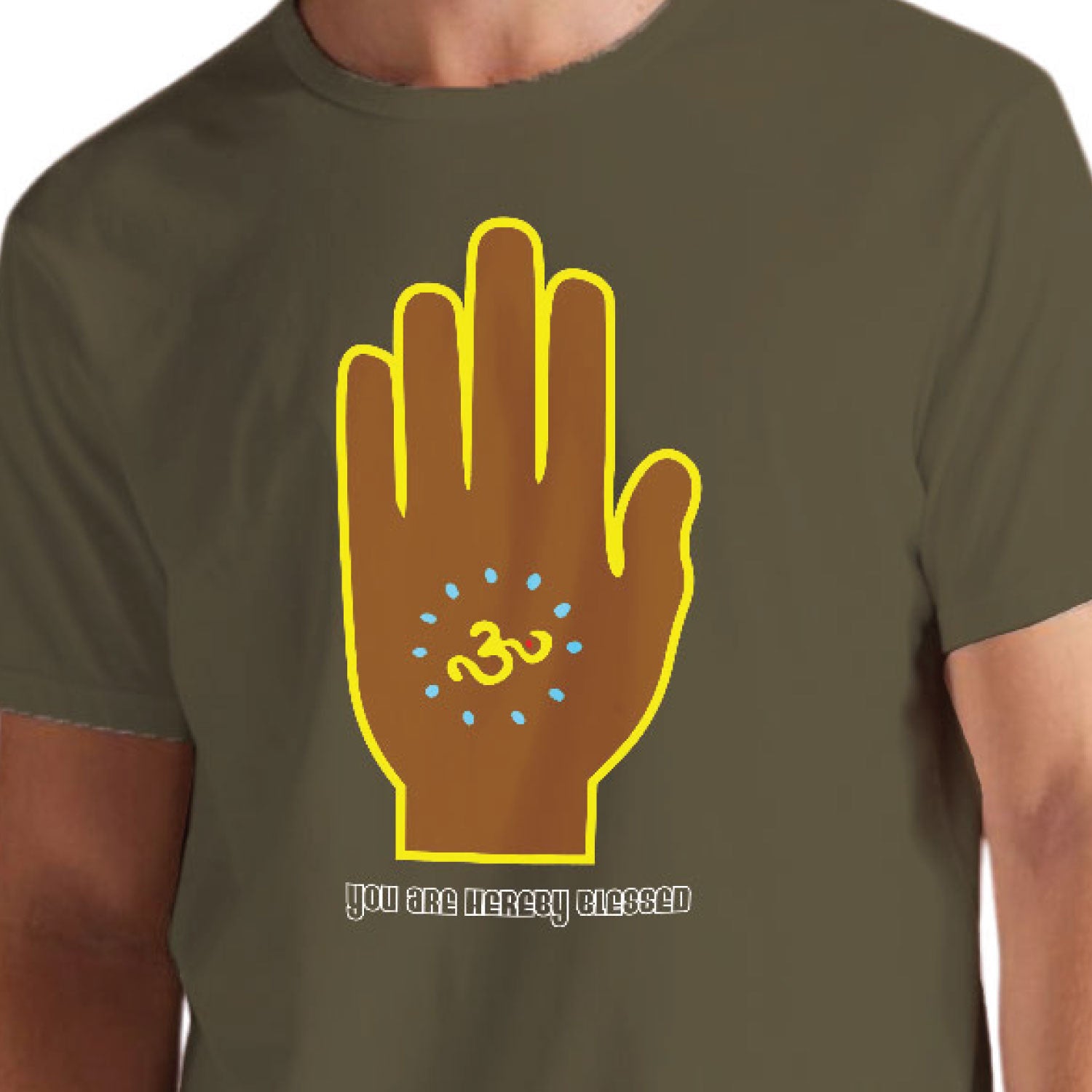 Hereby Blessed Men's Cotton T-Shirt Regular Fit Casual Wear Original Since 1997 Shipping Globally