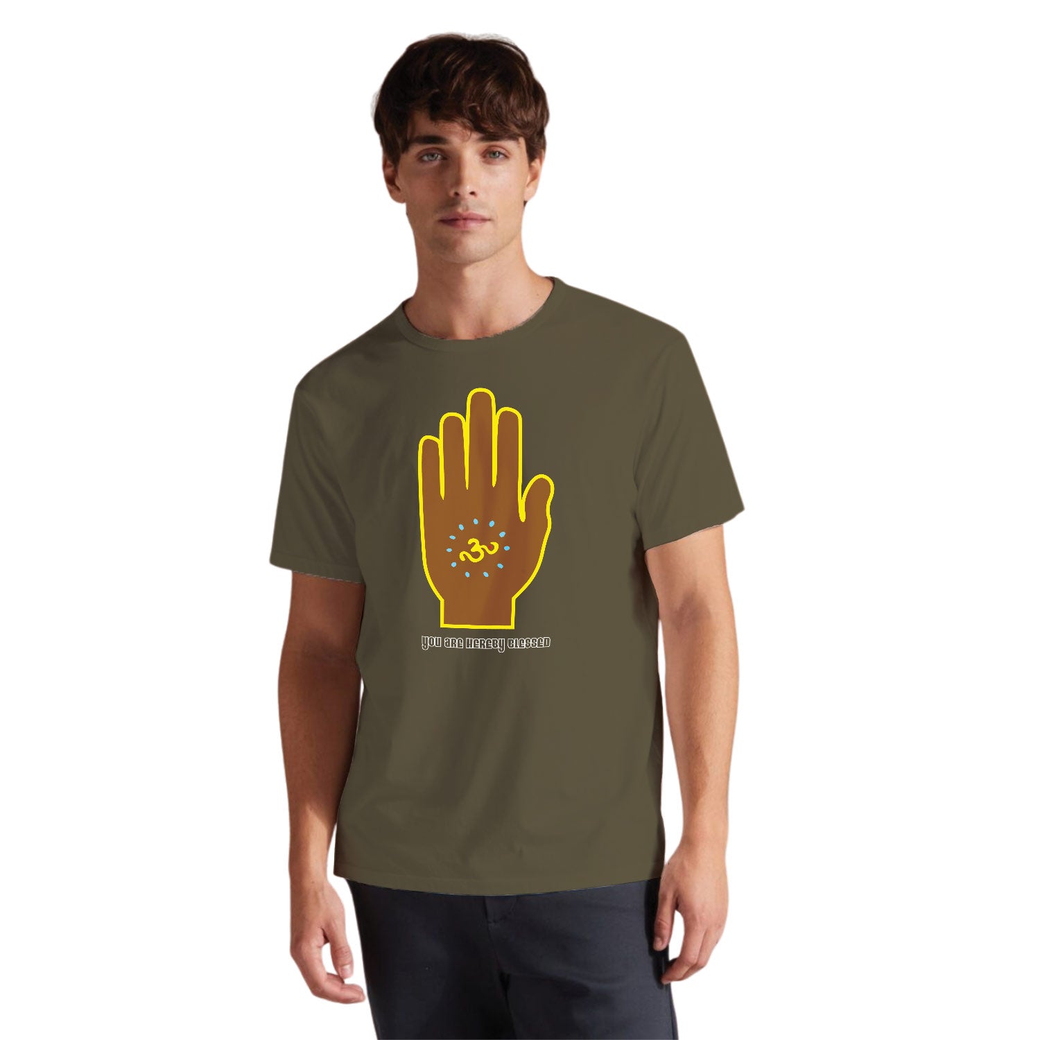 Hereby Blessed Men's Cotton T-Shirt Regular Fit Casual Wear Original Since 1997 Shipping Globally