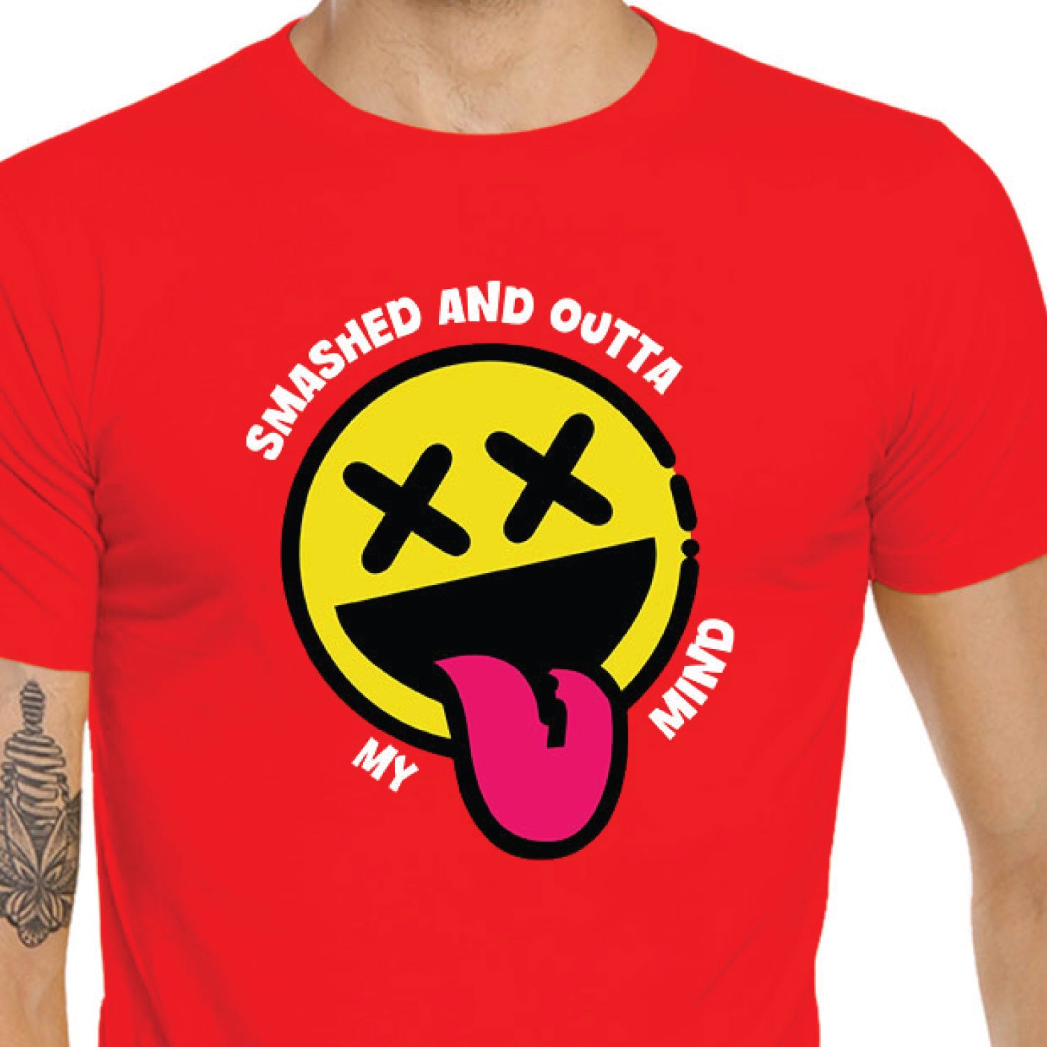 Tantra Smashed Graphic Print 100% Cotton Unisex T-Shirt Everyday Casual Wear Original Since 1997 Shipping Globally