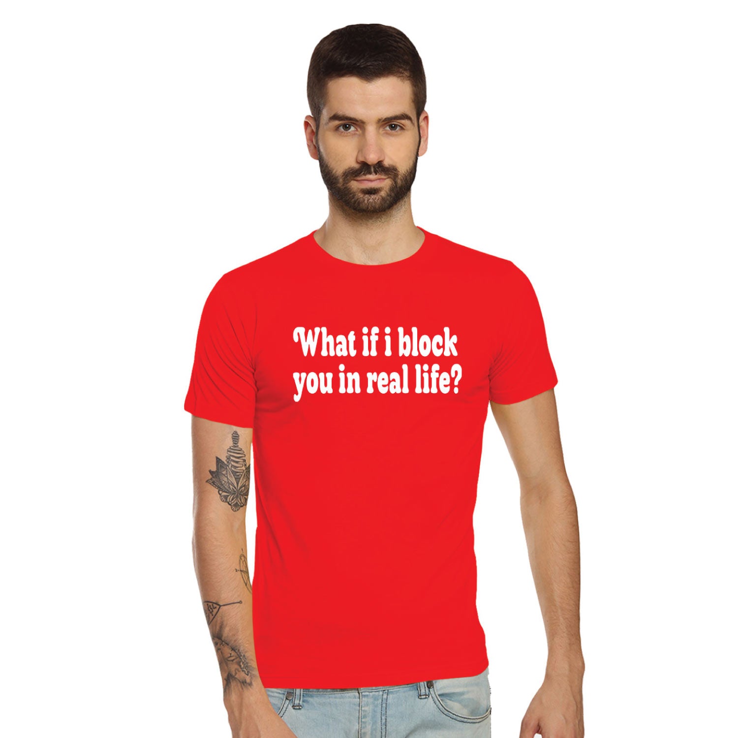 Block – Tantra Original Brand Since 1997 – Unisex Cotton Tee – Minimal Graphic Everyday Wear - Shipping Globally!