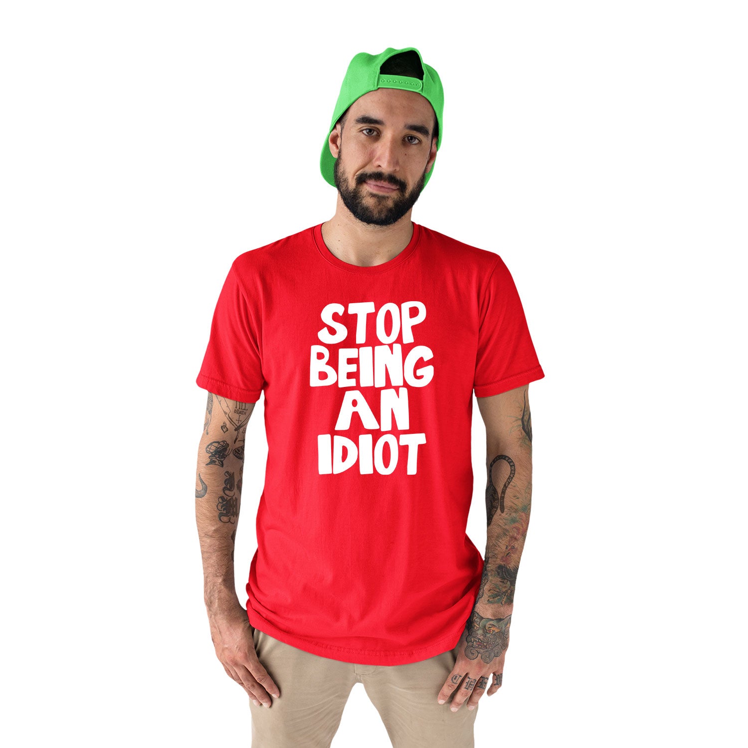 Tantra An Idiot Cotton Unisex T-Shirt Everyday Casual Wear Original Since 1997 Shipping Globally
