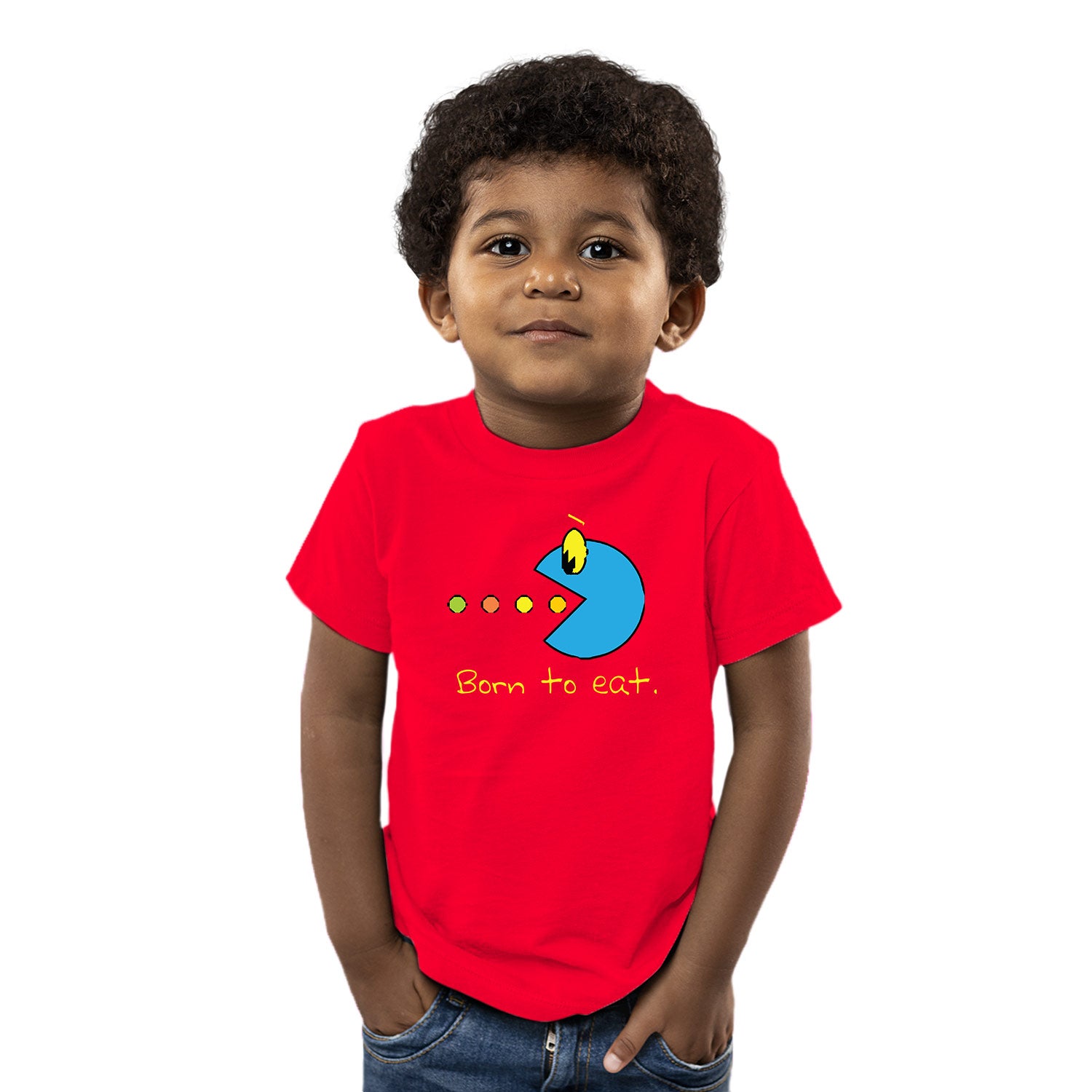 Born To Eat Kids Tee – Tantra Original Since 1997 – Cotton Tee Everyday Wear – Shipping Globally!