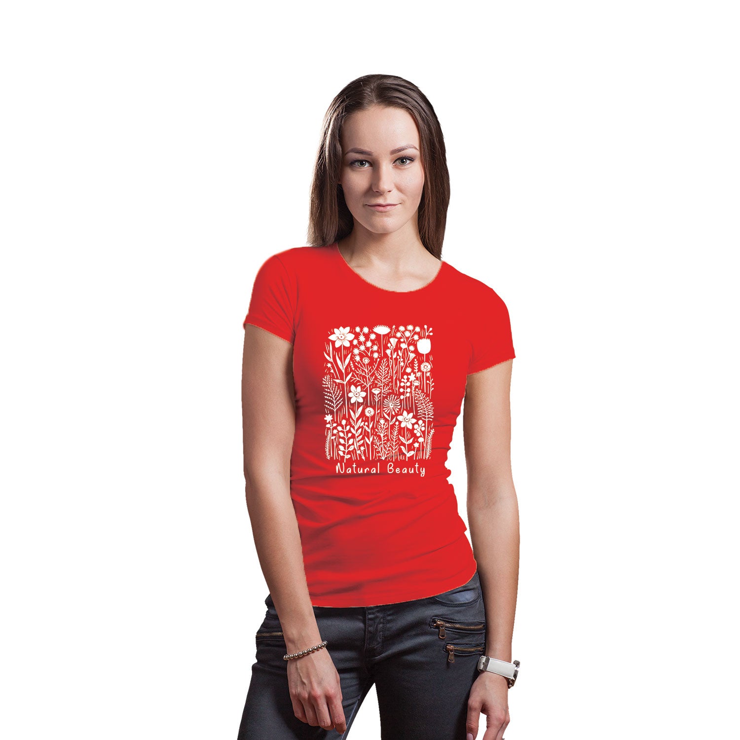 Tantra Natural Beauty Women's Graphic Print Cotton T-shirt Original Since 1997 Shipping Globally