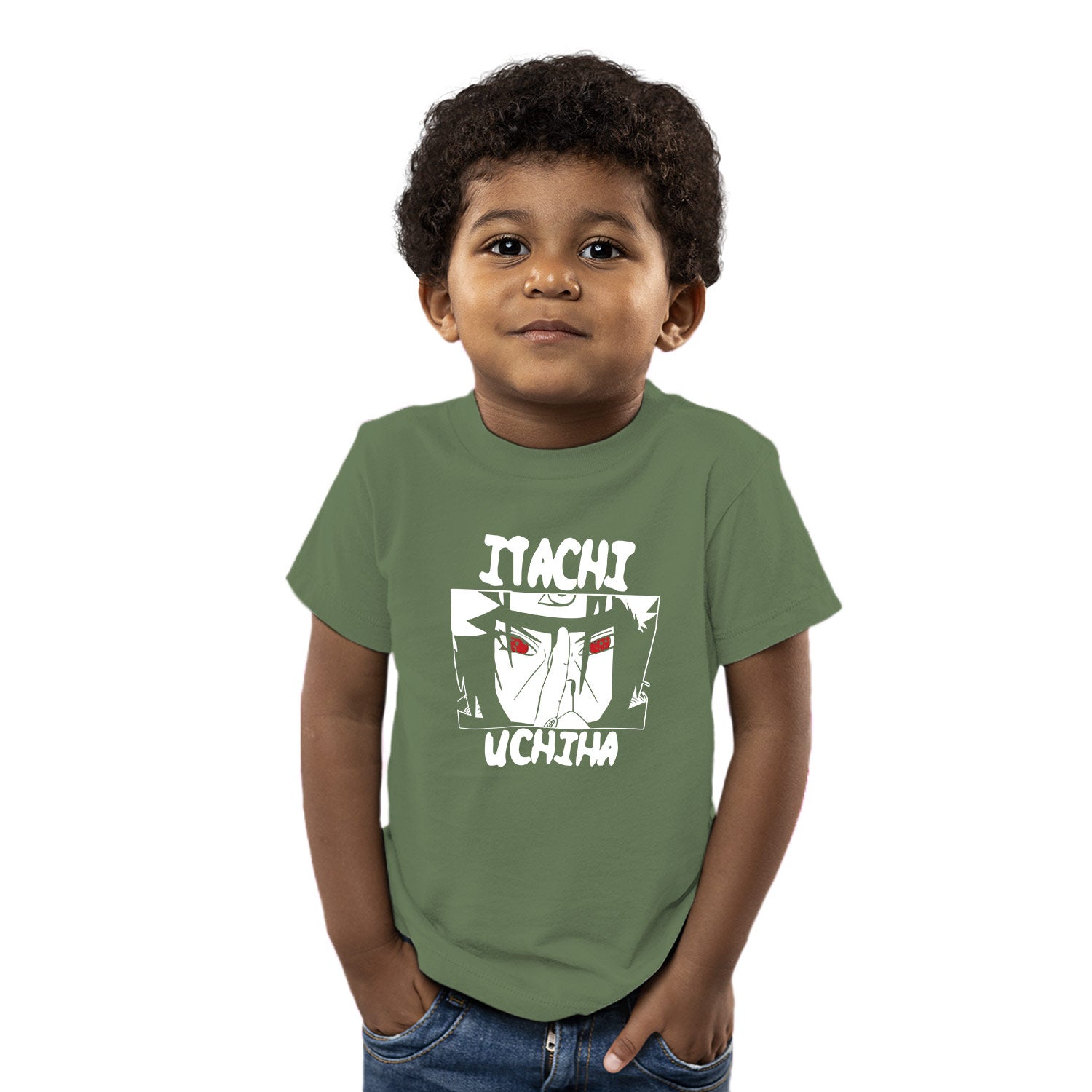 Itachi Uchiha Inspired Cotton Kids T-Shirt Anime Graphic Casual Wear Original Since 1997