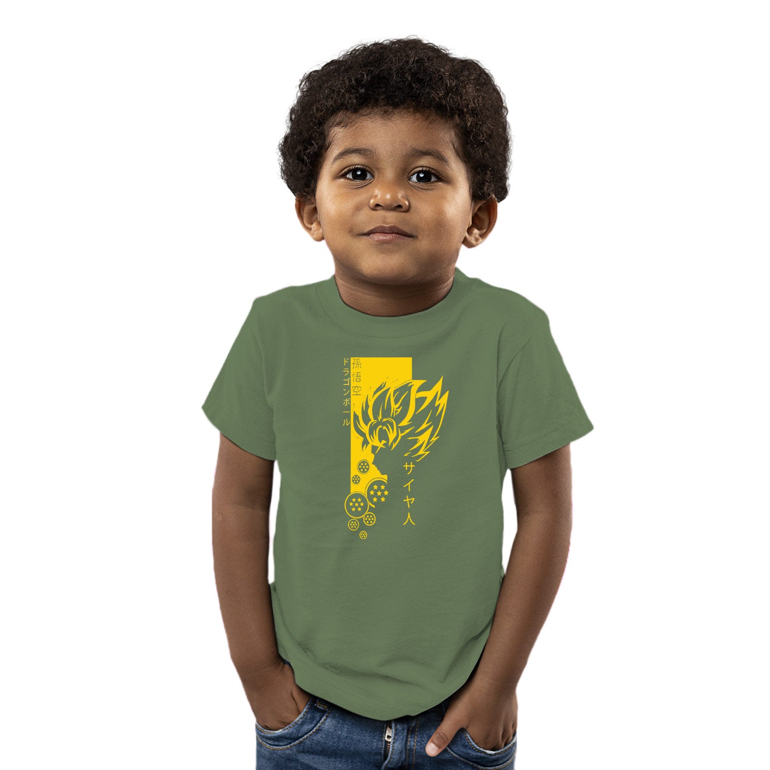 Super Saiya Kids T-Shirt Cotton Anime Inspired Graphic Casual Wear Original Since 1997