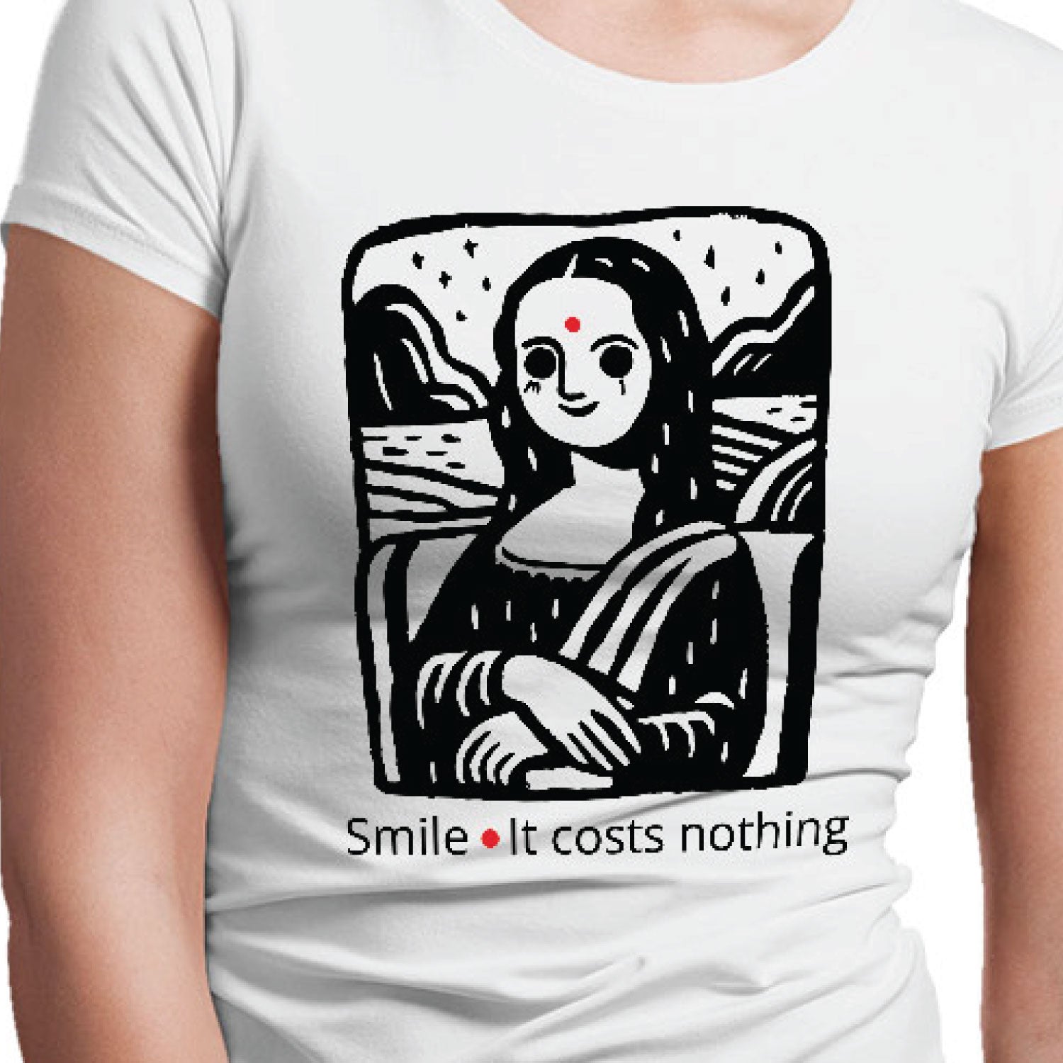 Smile It Costs Nothing Cotton Women's T-Shirt Casual Wear Original Since 1997