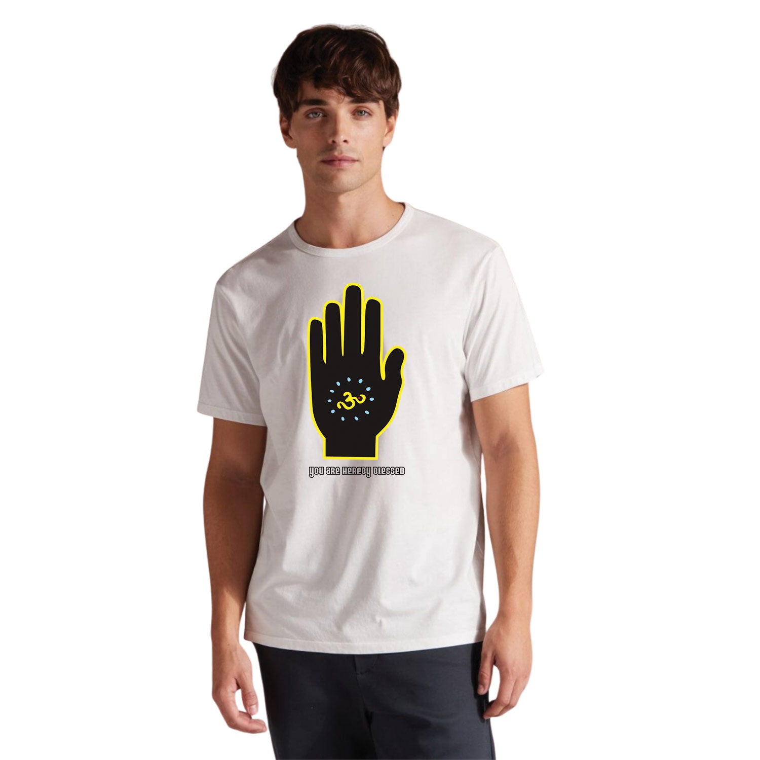 Hereby Blessed Men's Cotton T-Shirt Regular Fit Casual Wear Original Since 1997 Shipping Globally