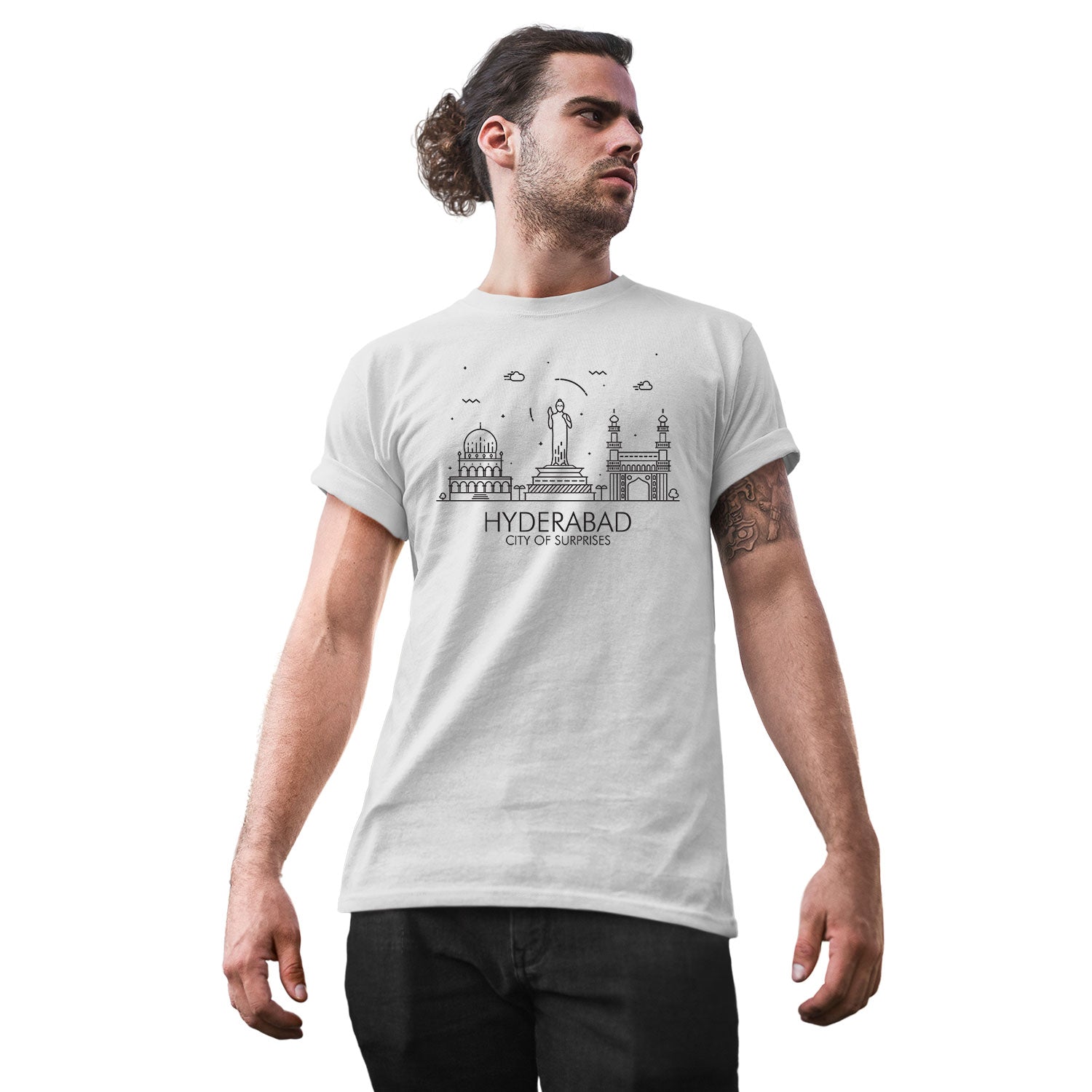 Tantra Hyderabad Surprise Cotton Unisex T-Shirt Everyday Casual Wear Original Since 1997