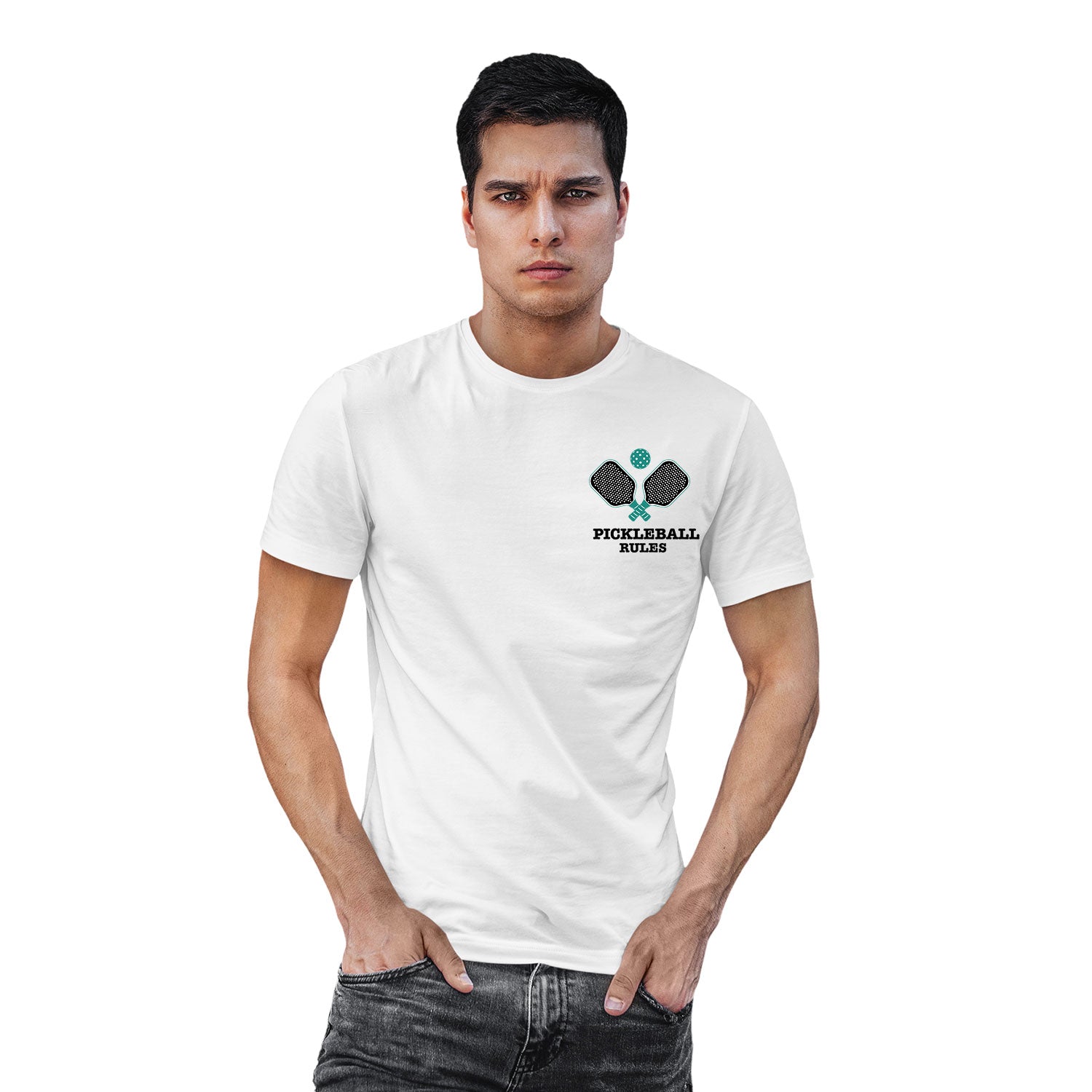 Tantra Pickleball Subtle Graphic Print Cotton Unisex T-shirt Original Since 1997 Shipping Globally