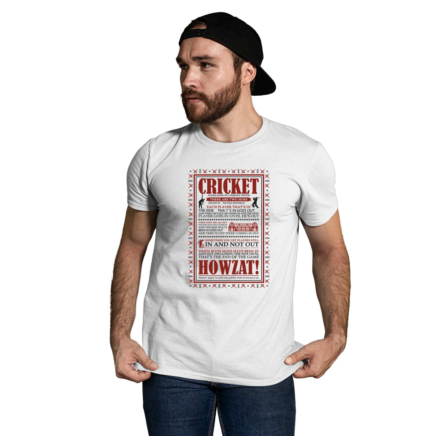 Howzat – Tantra Original Brand Since 1997 – Unisex Cotton Tee Everyday Wear - Shipping Globally!