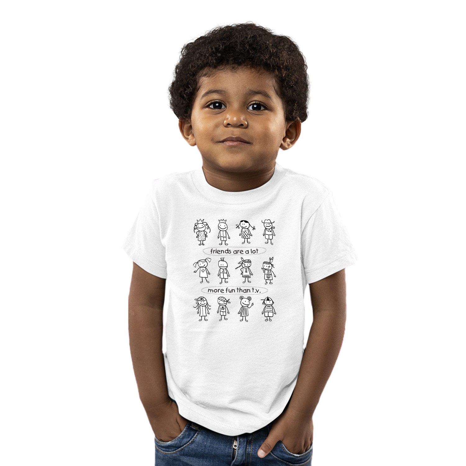 Friends vs TV – Tantra Original Since 1997 – Unisex Cotton Tee Everyday Wear – Shipping Globally