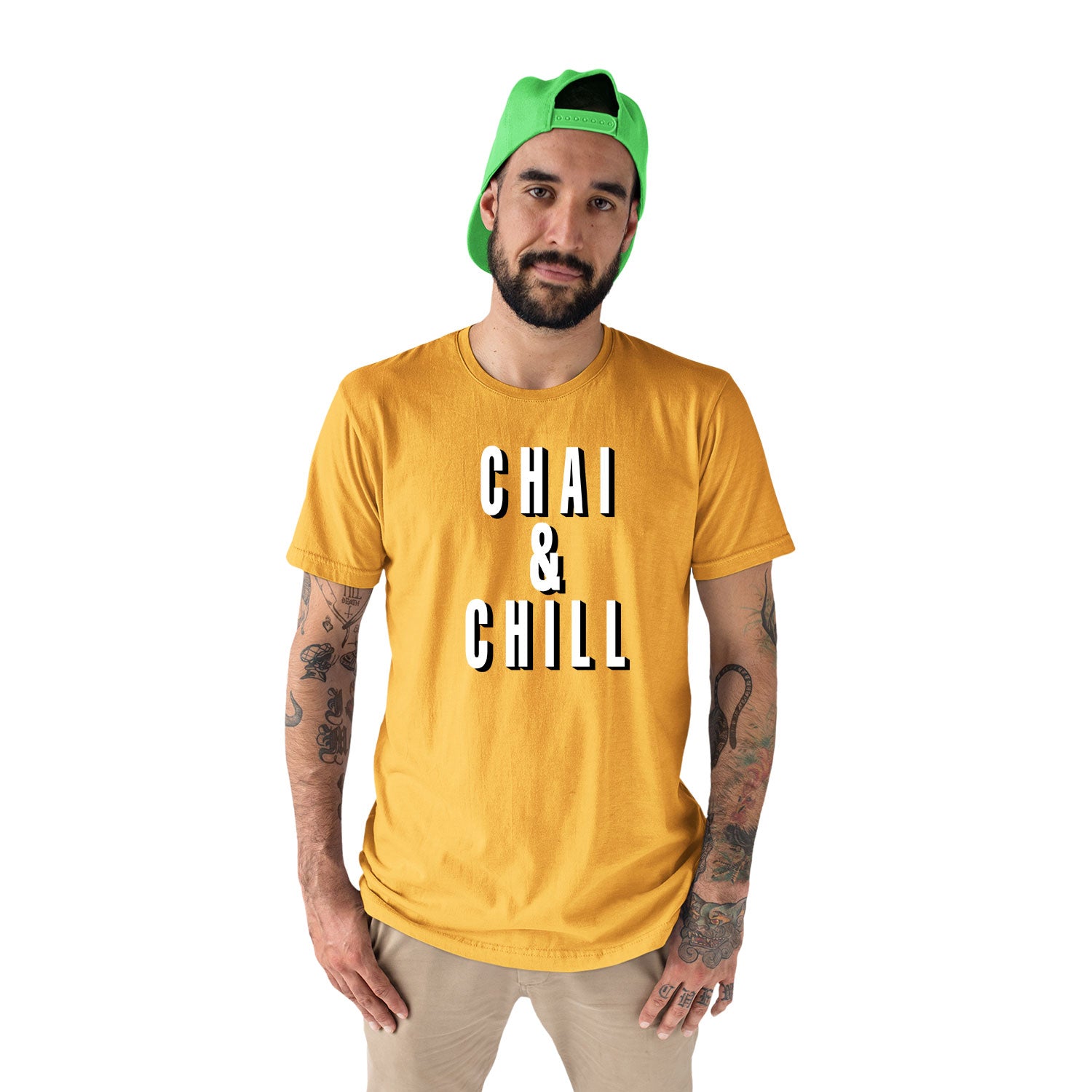 Tantra Chai & Chill Cotton Unisex T-Shirt Everyday Casual Wear Original Since 1997 Shipping Globally