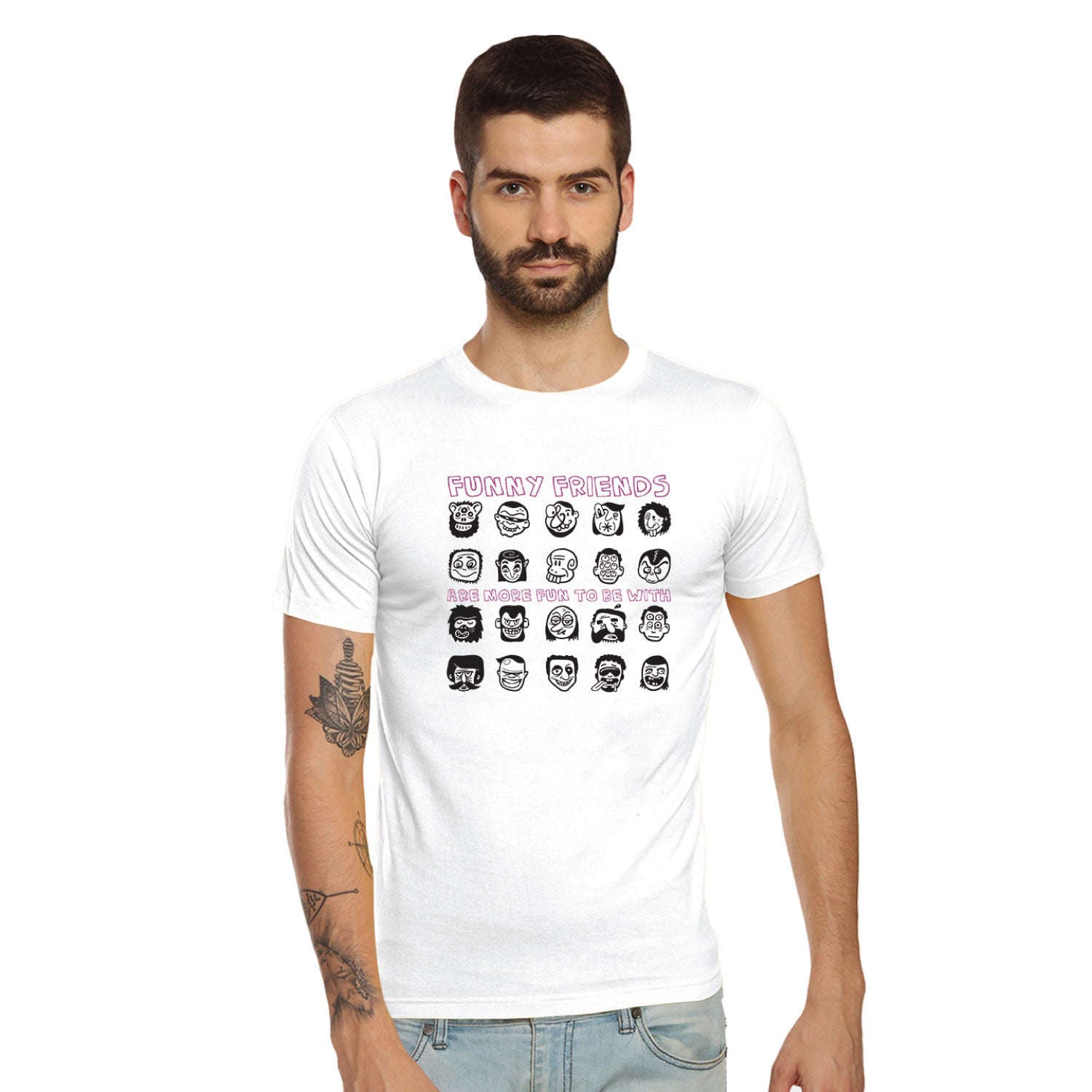 Funny Friends – Tantra Original Since 1997 – Unisex Cotton Tee Everyday Wear – Shipping Globally