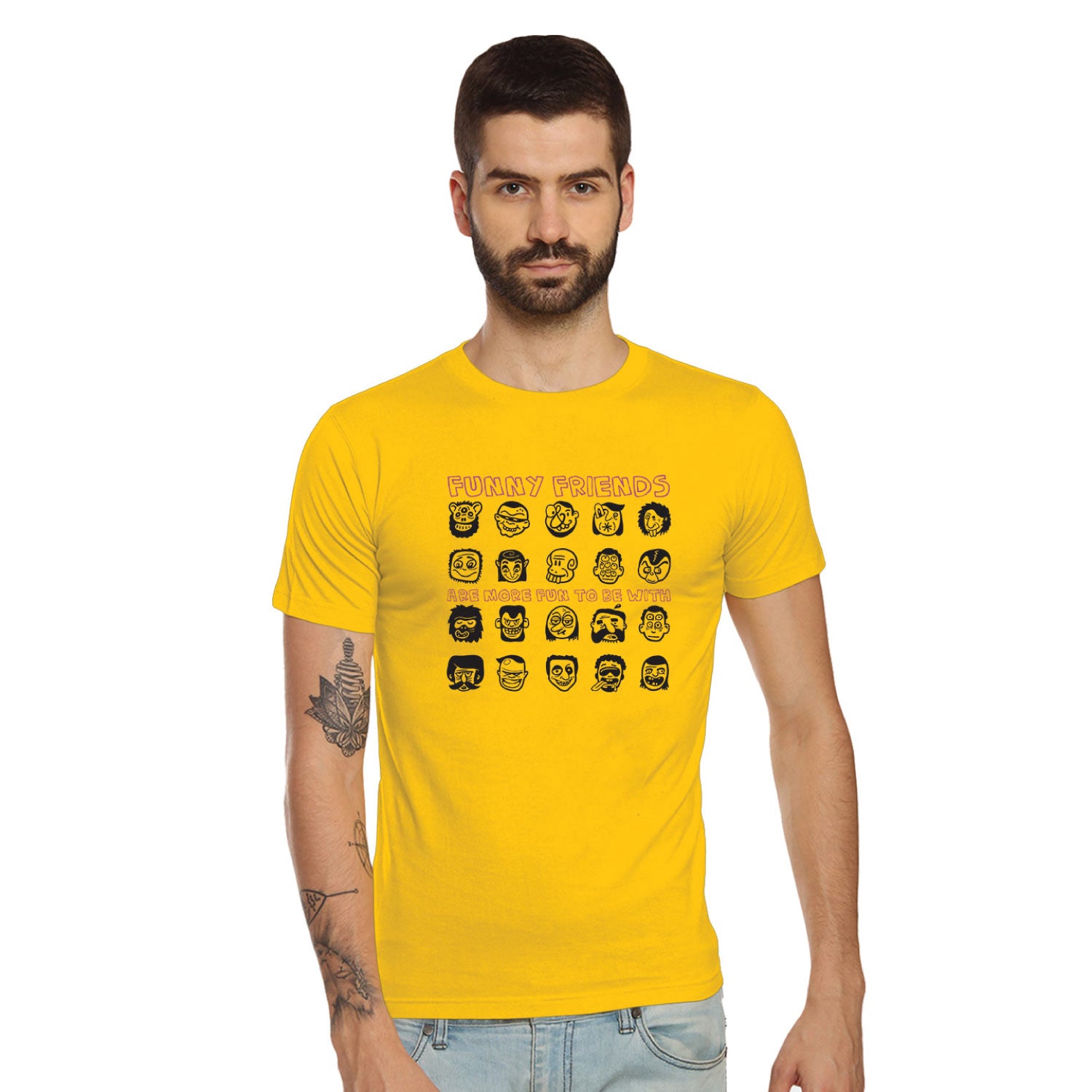 Funny Friends – Tantra Original Since 1997 – Unisex Cotton Tee Everyday Wear – Shipping Globally